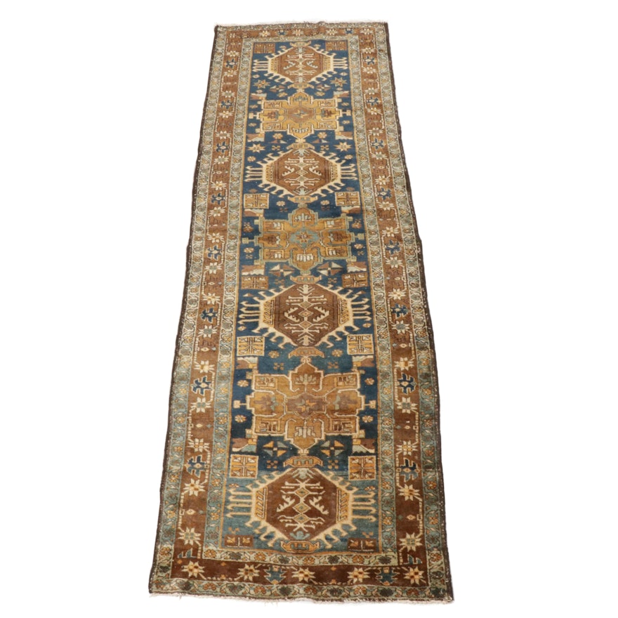 2'10 x 9'3 Hand-Knotted Northwest Persian Runner, circa 1920