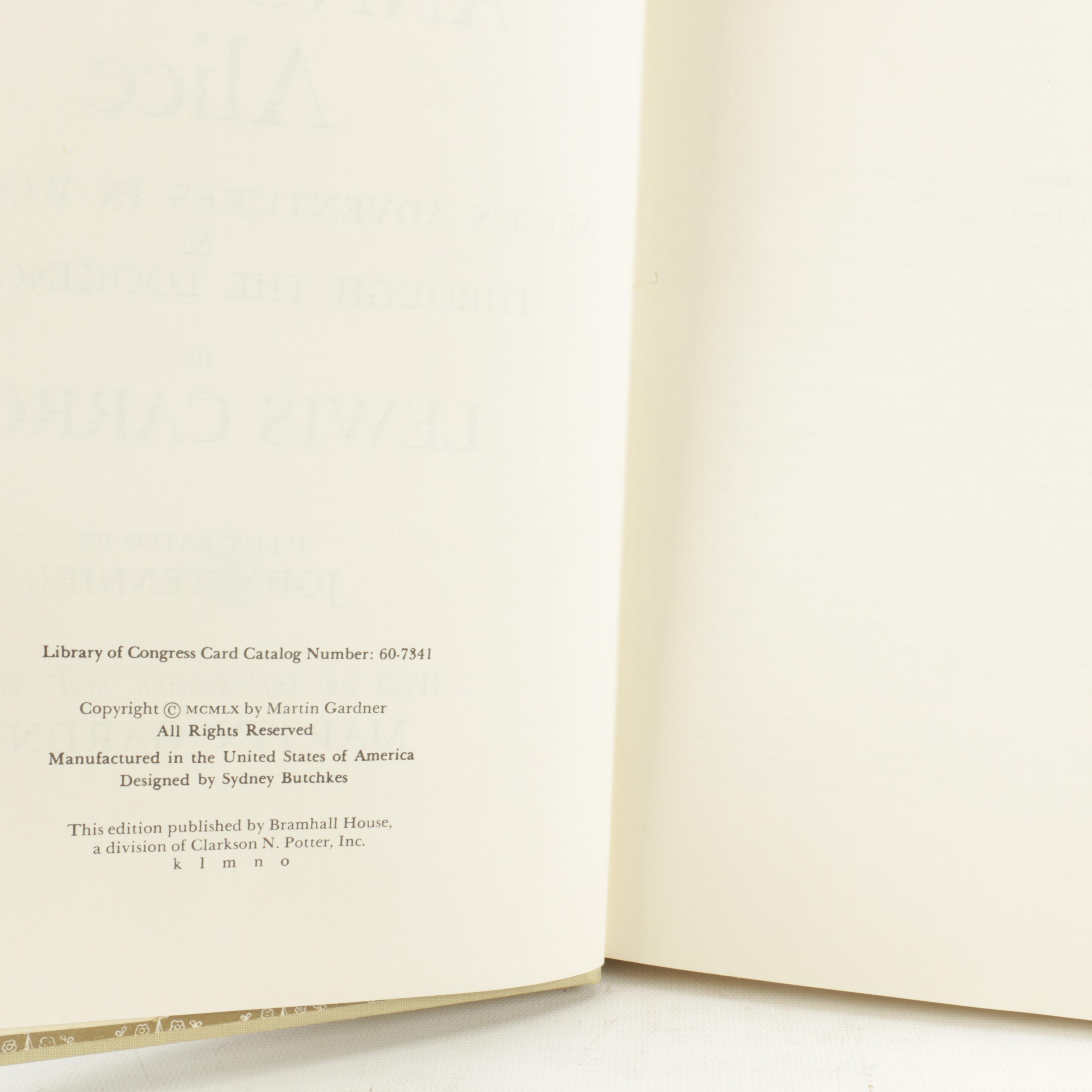 Lewis Carrol "Alice in Wonderland" Book Collection