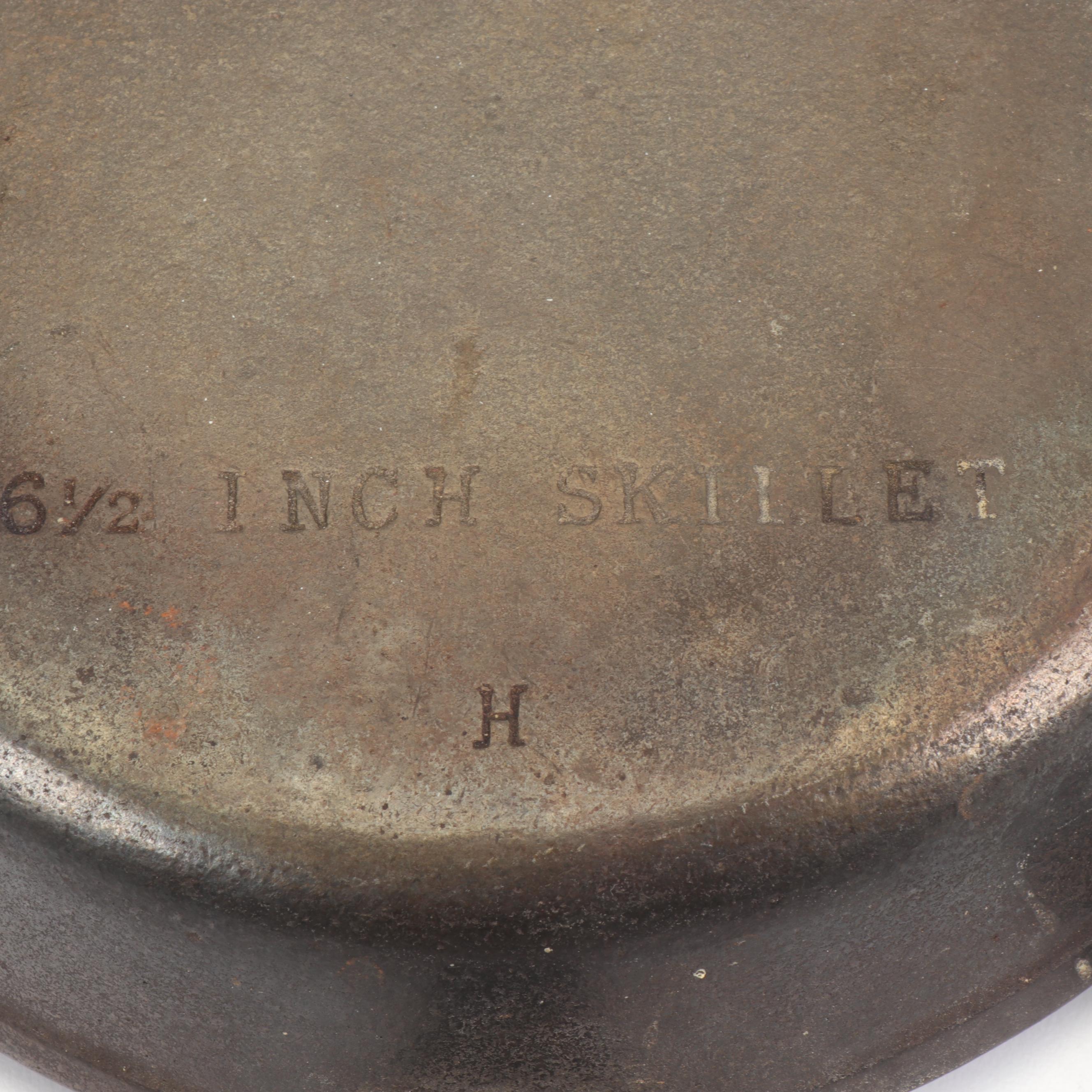 Griswold and Wagner Ware Cast Iron Skillets, Vintage