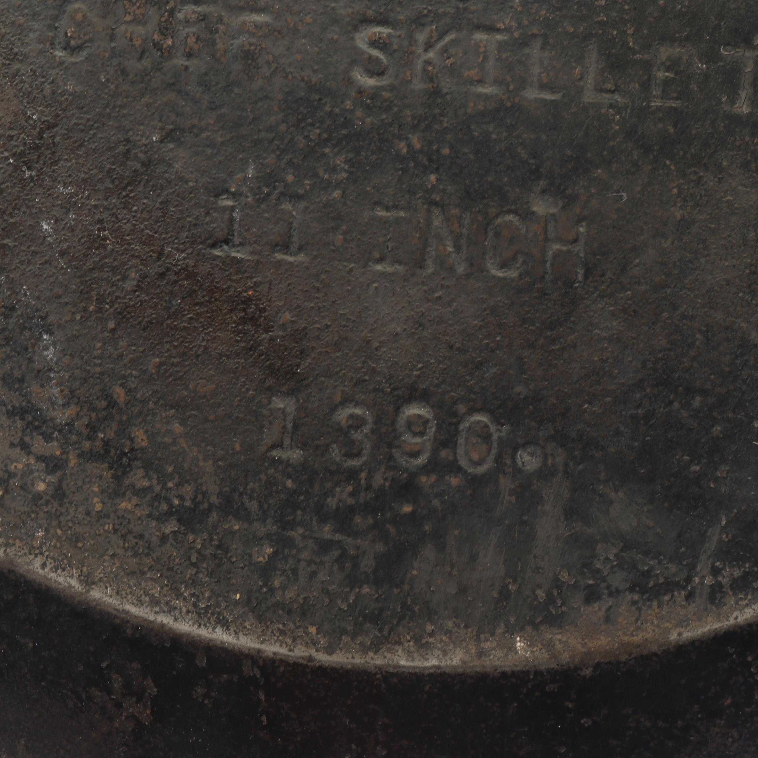 Griswold and Wagner Ware Cast Iron Skillets, Vintage