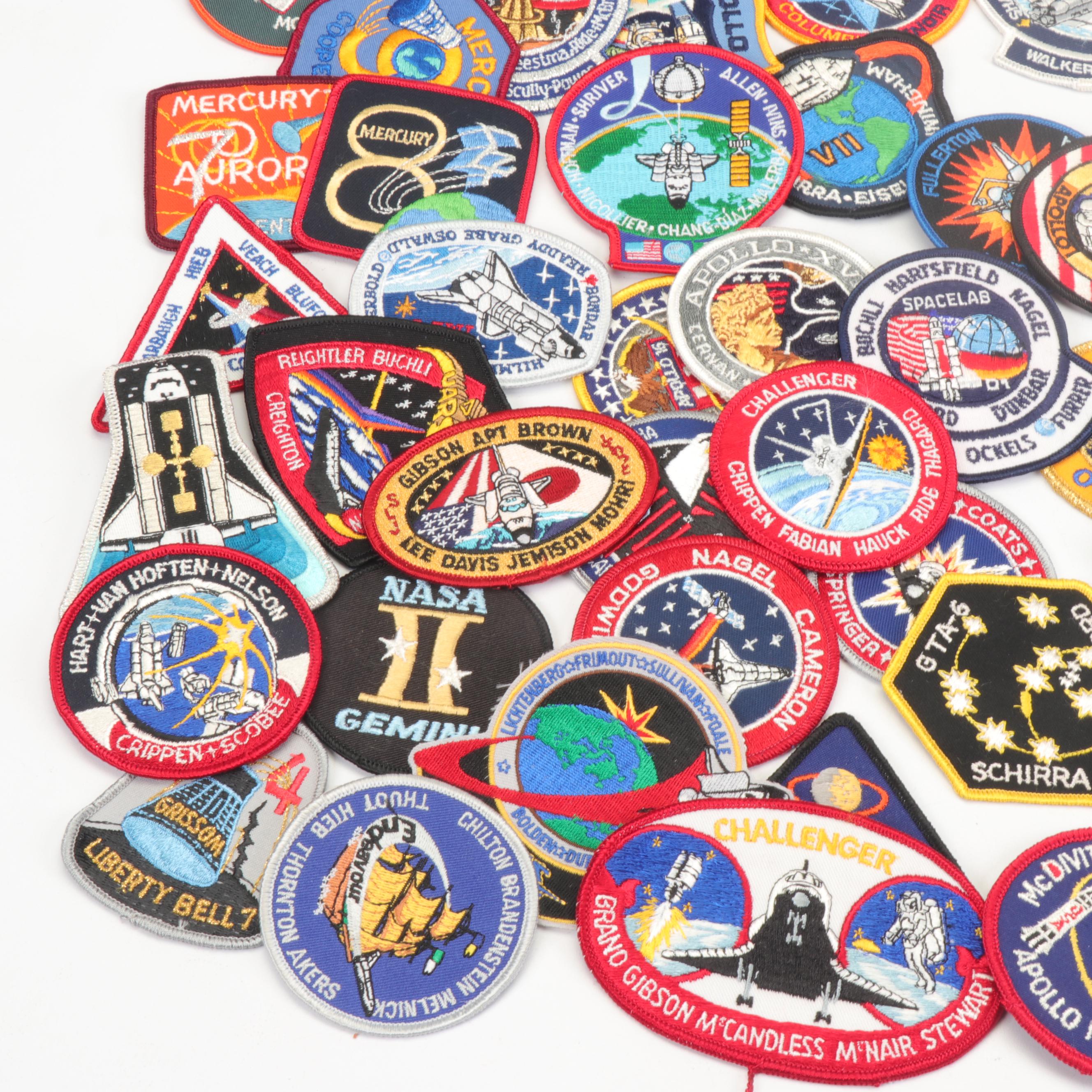 NASA Space Shuttle Missions Patches, Late 20th Century