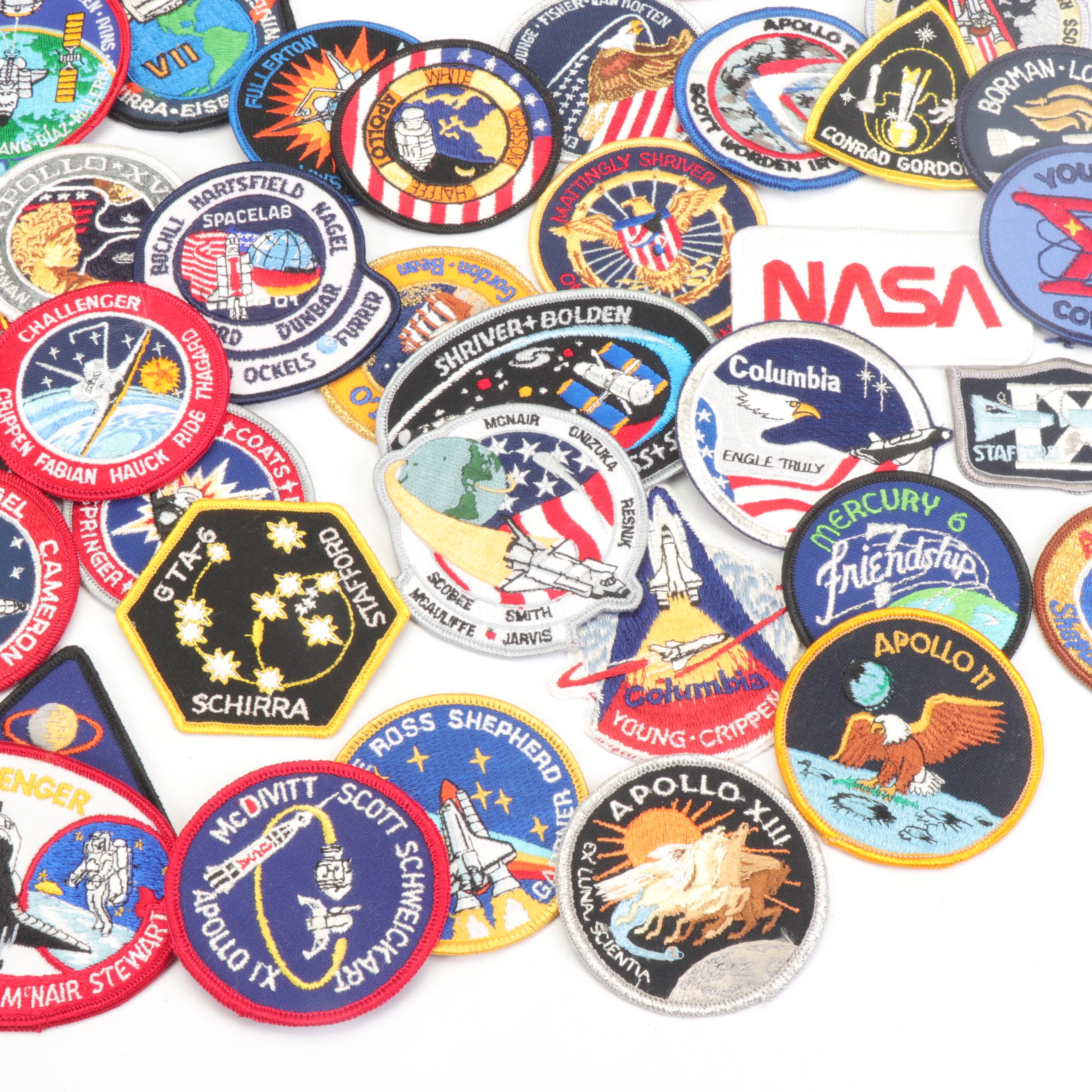 NASA Space Shuttle Missions Patches, Late 20th Century