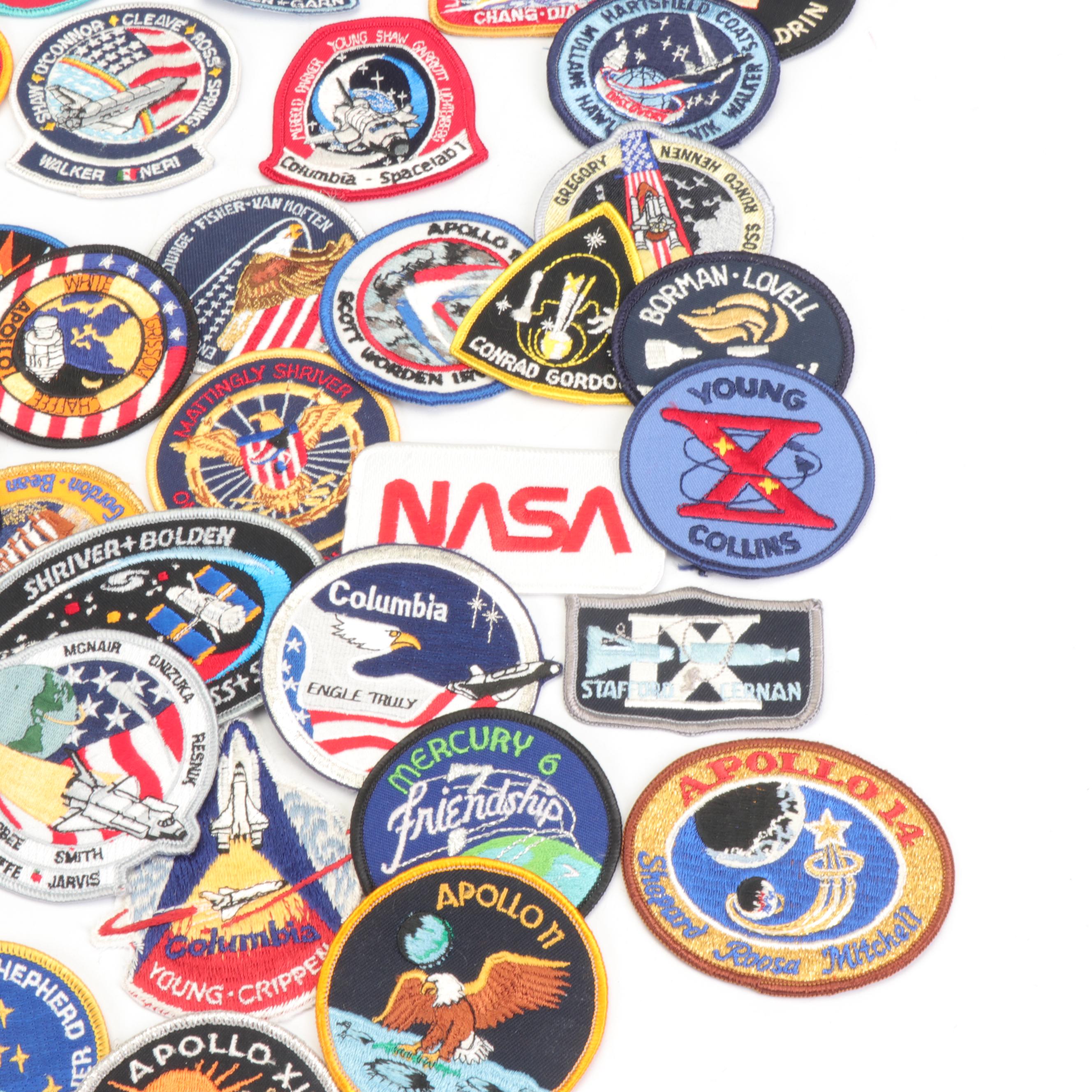 NASA Space Shuttle Missions Patches, Late 20th Century