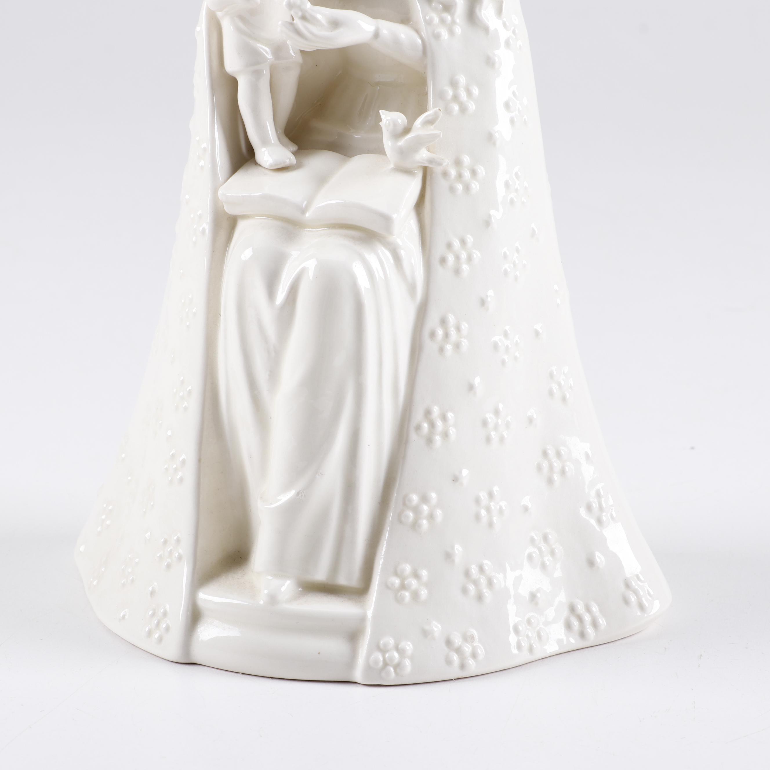 Goebel Porcelain Hummel "Flower Madonna and Child", White Edition