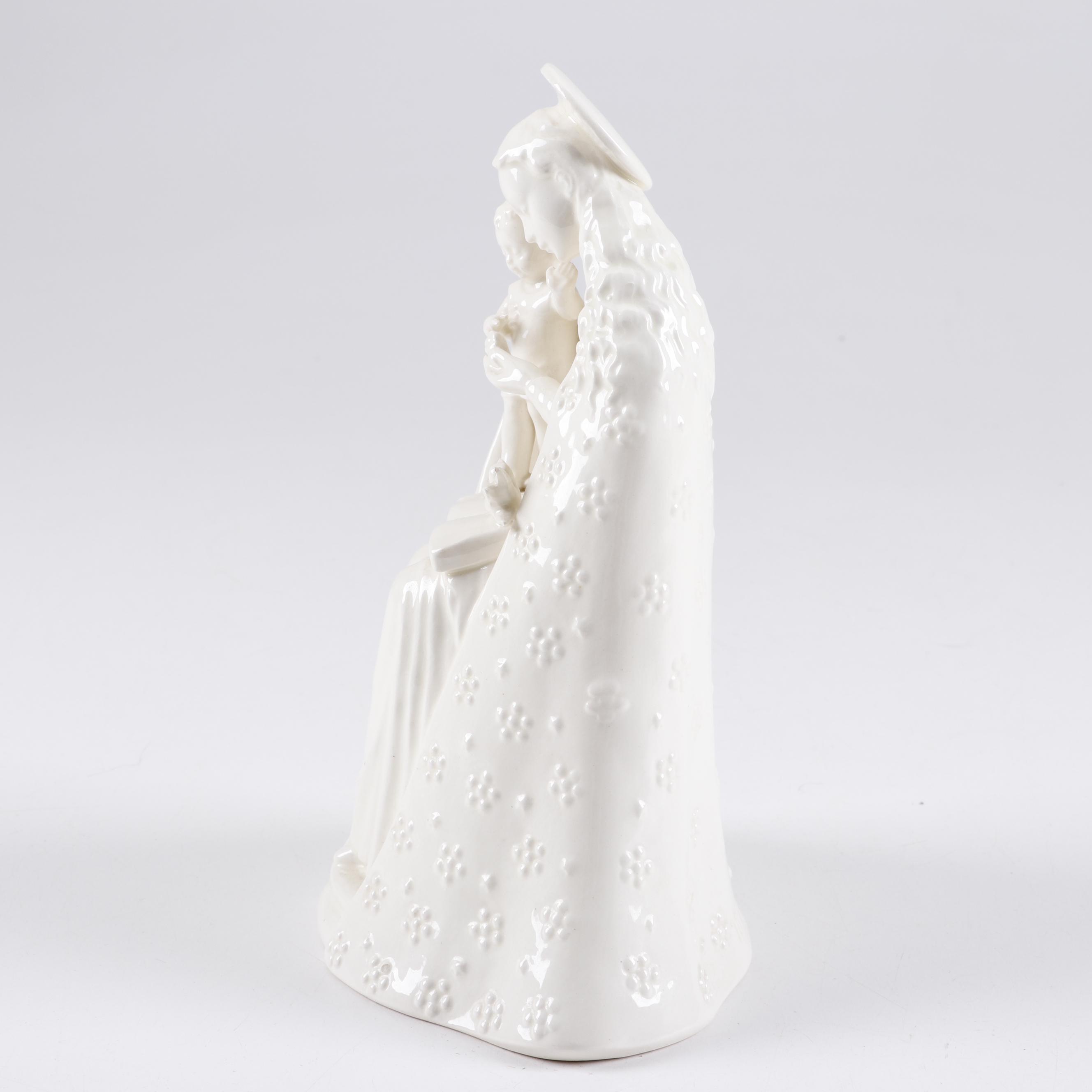 Goebel Porcelain Hummel "Flower Madonna and Child", White Edition