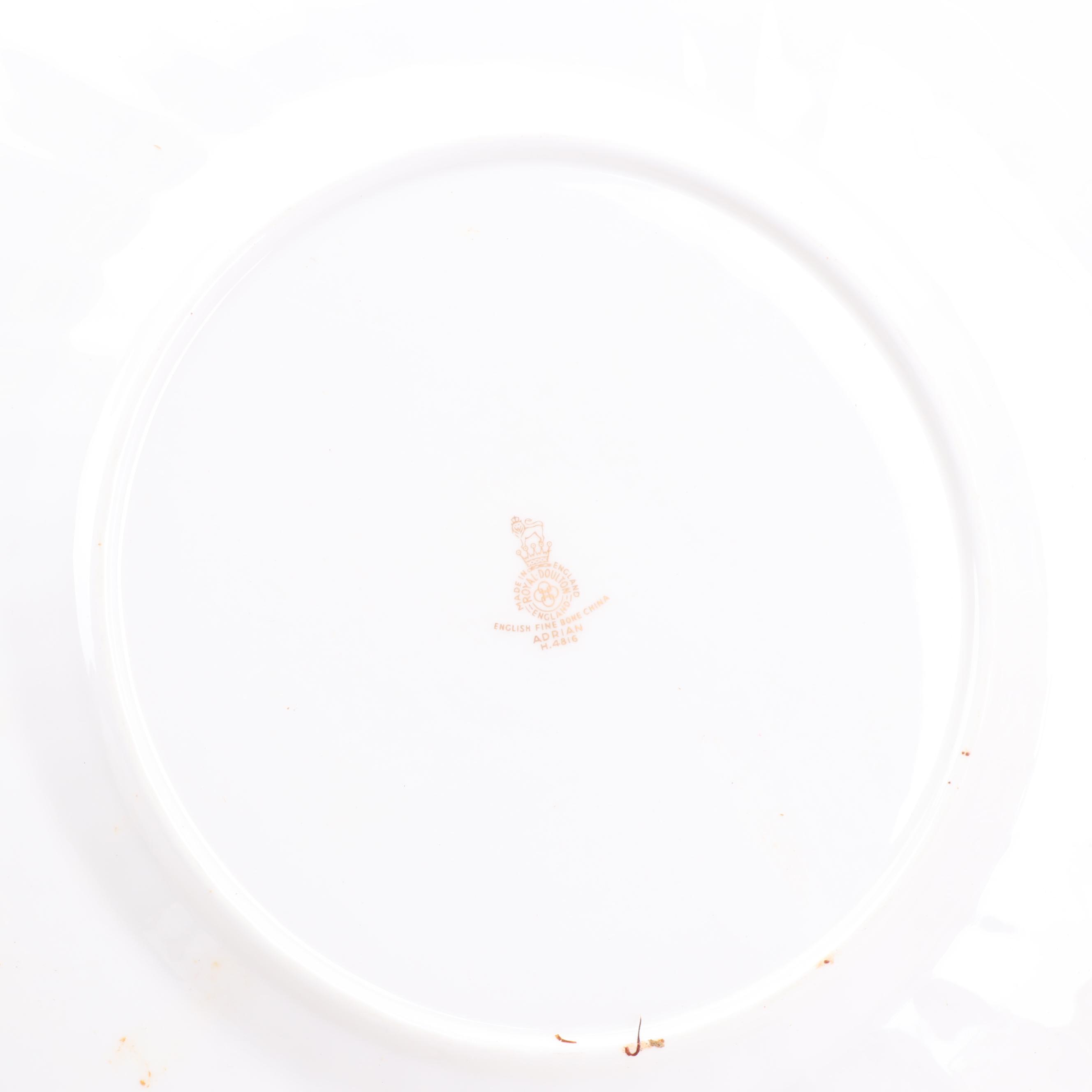 Royal Doulton "Adrian" Porcelain Dinnerware, Mid-Century