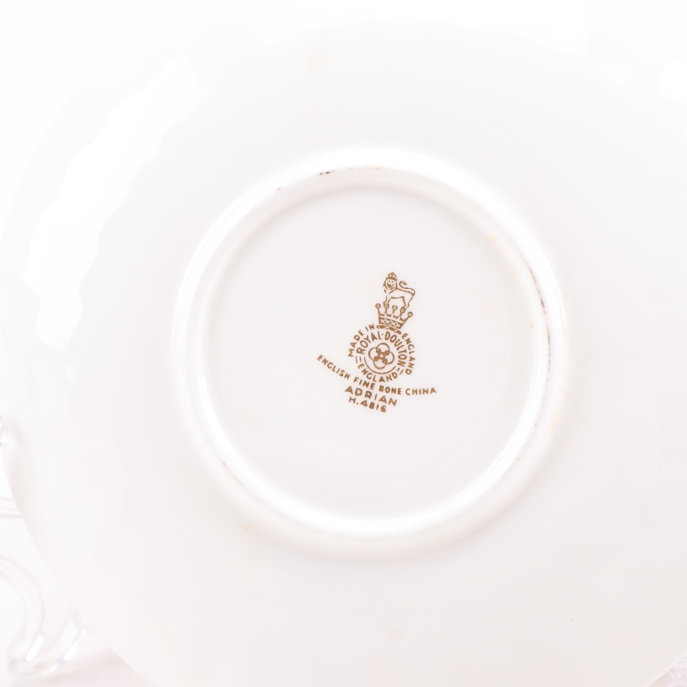 Royal Doulton "Adrian" Porcelain Dinnerware, Mid-Century