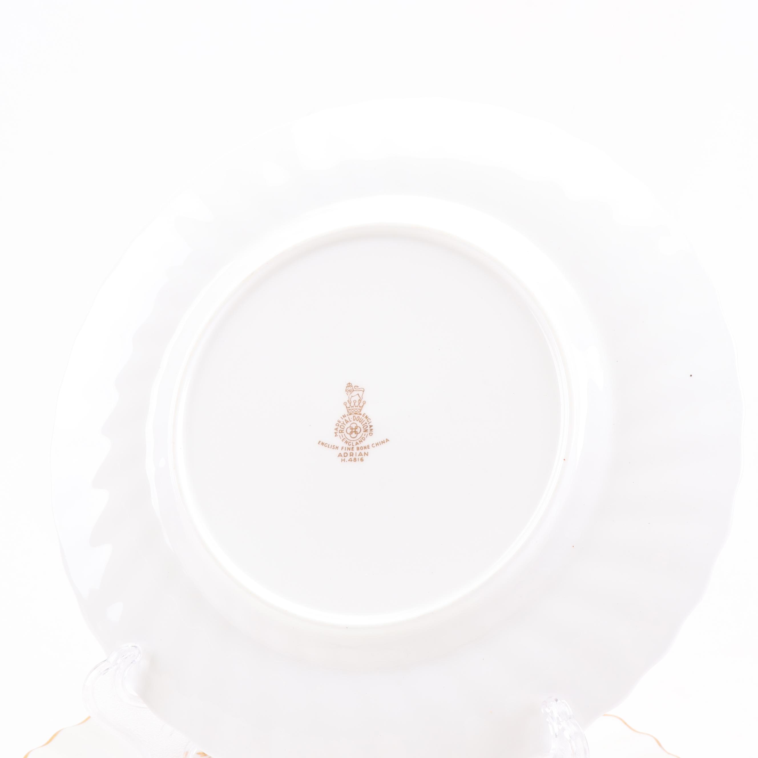 Royal Doulton "Adrian" Porcelain Dinnerware, Mid-Century