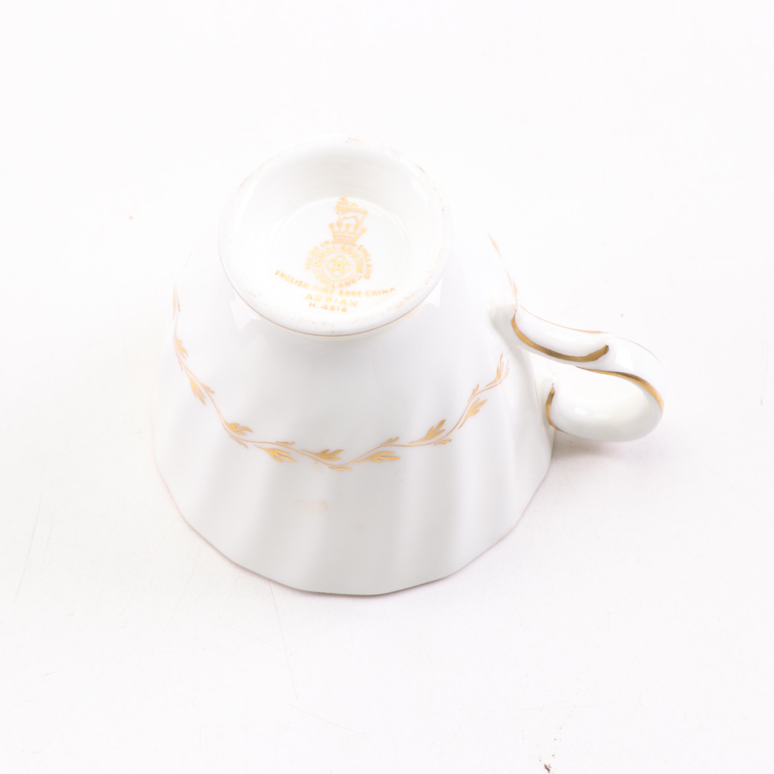 Royal Doulton "Adrian" Porcelain Dinnerware, Mid-Century