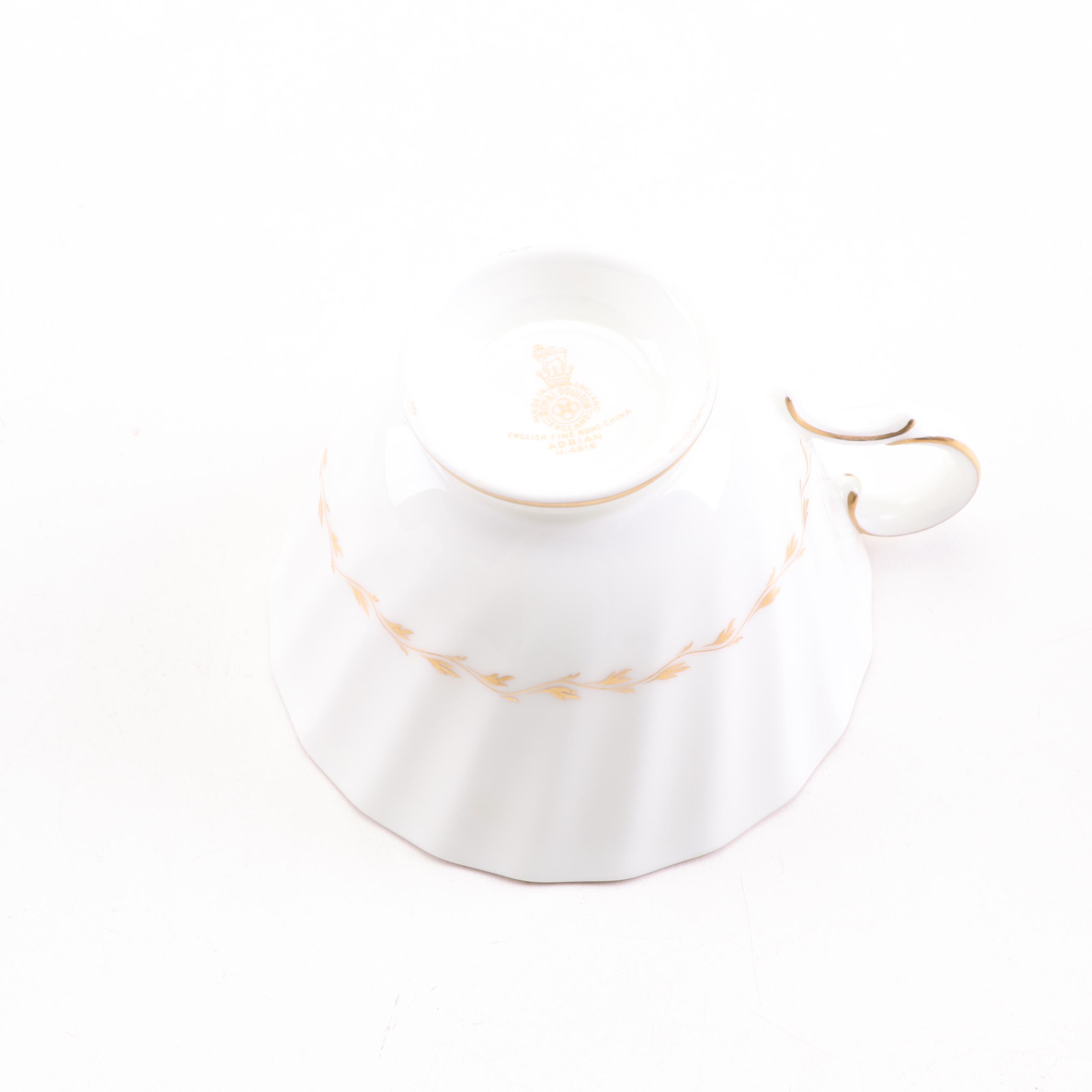 Royal Doulton "Adrian" Porcelain Dinnerware, Mid-Century