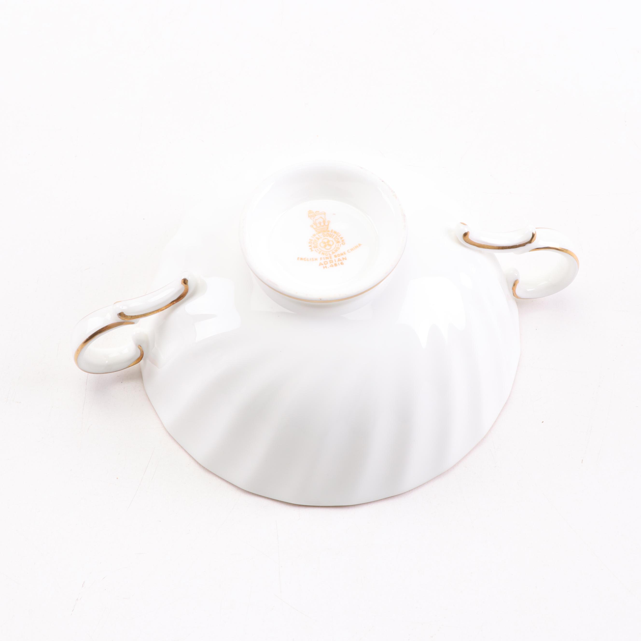 Royal Doulton "Adrian" Porcelain Dinnerware, Mid-Century