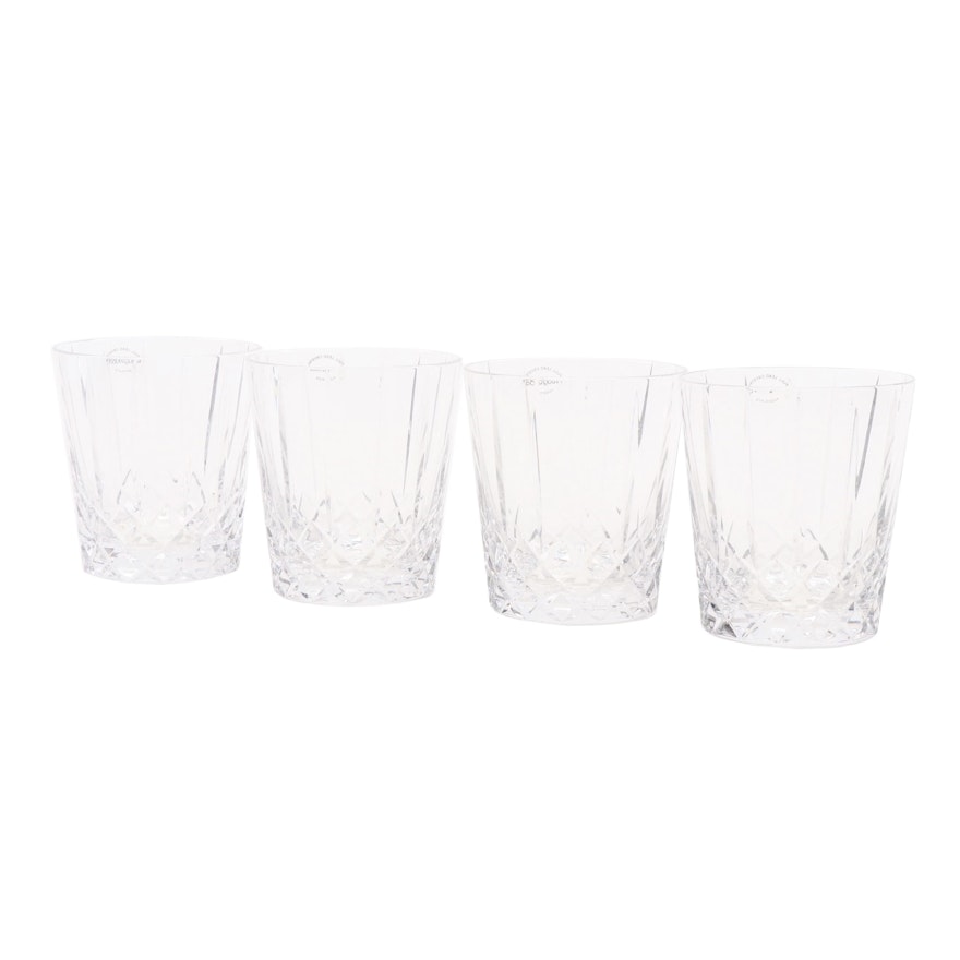 Wedgwood Lead Crystal Double Old Fashioned Glasses, Set of 4
