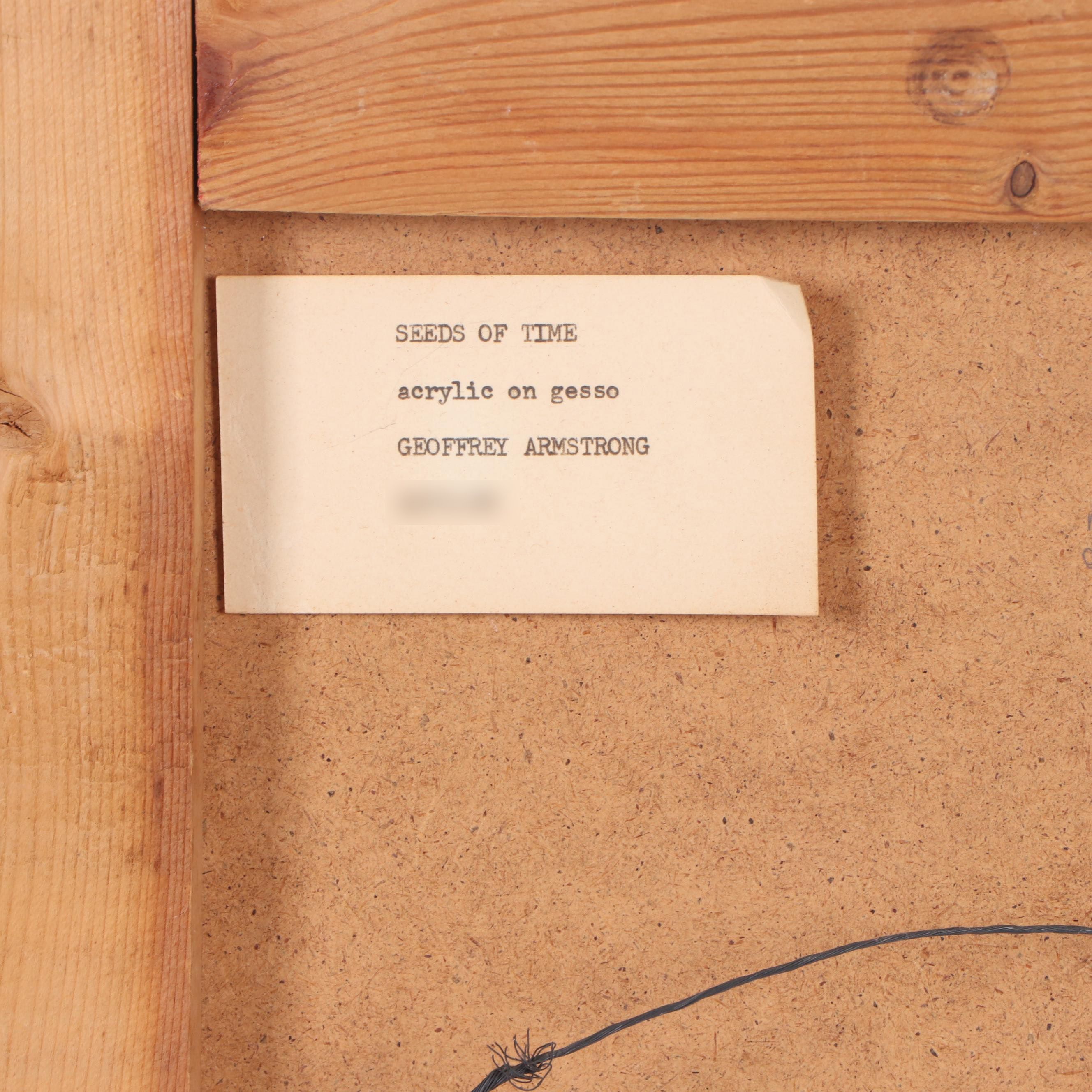 Geoffrey Armstrong Acrylic Painting "Seeds of Time"