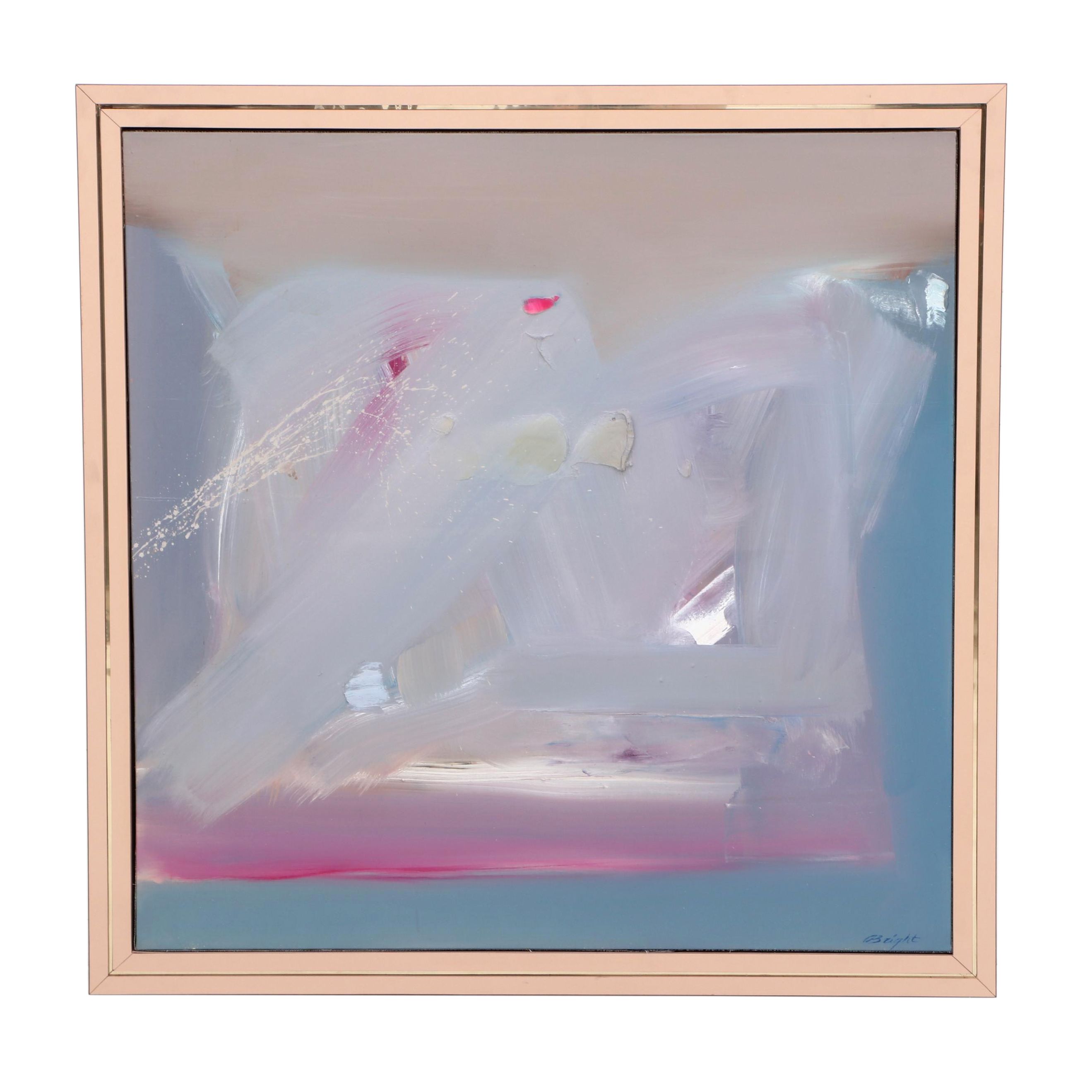 Alfred L. Bright Abstract Oil Painting