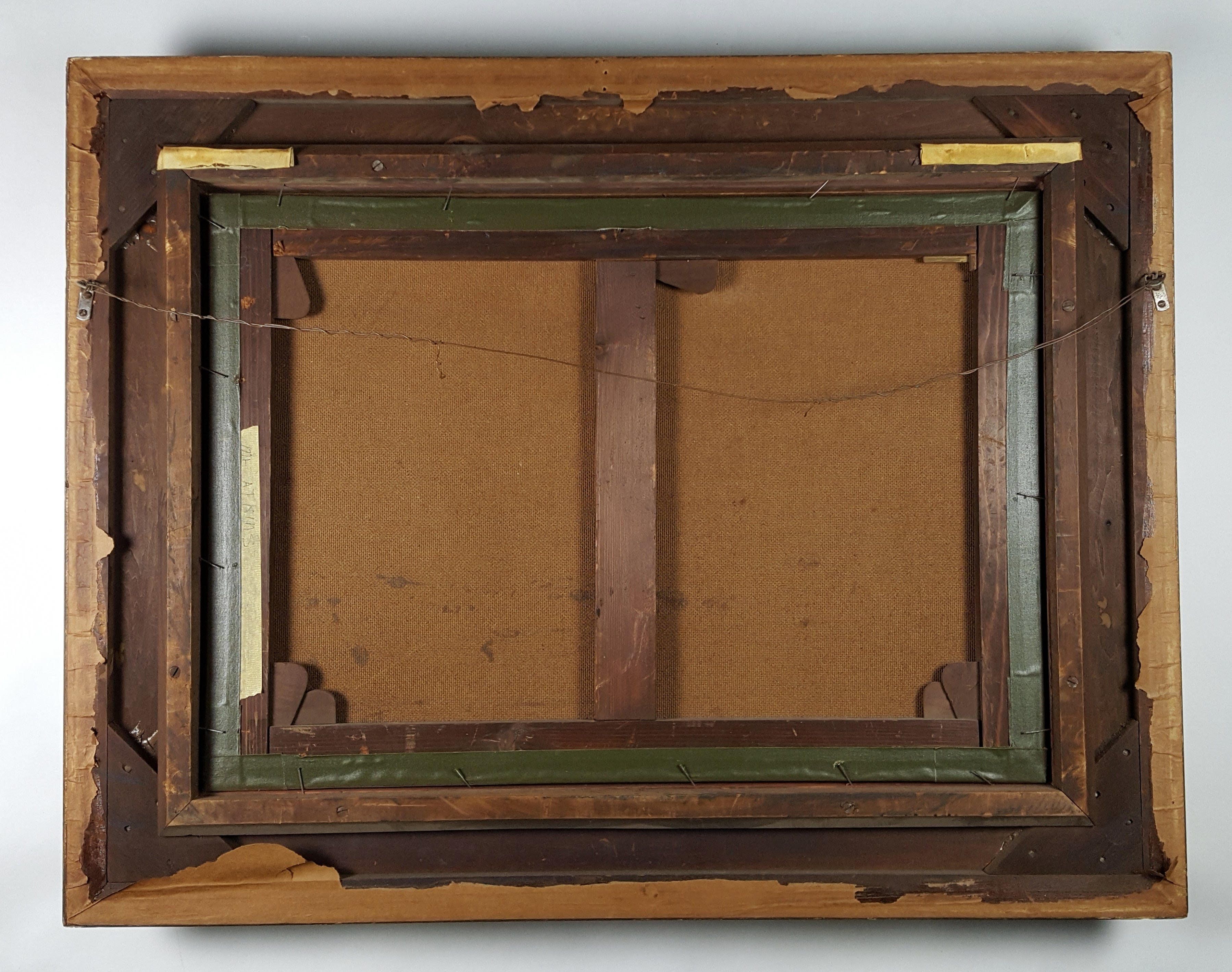 Henry Ward Ranger Tonalist Landscape Oil Painting, Circa 1889