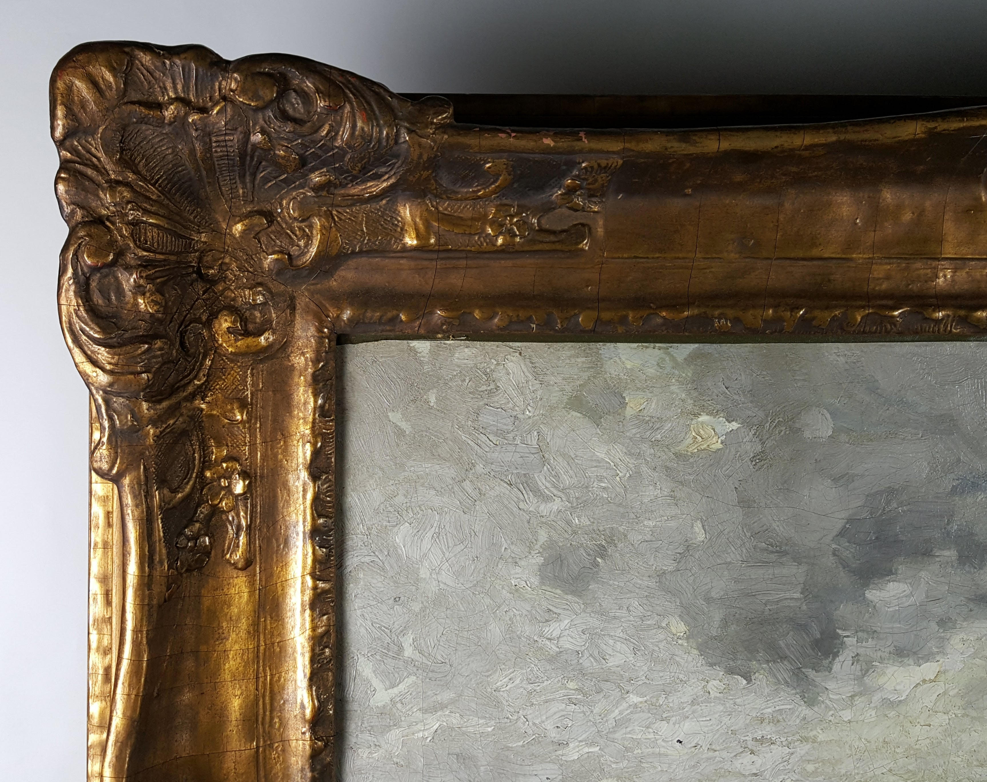 Henry Ward Ranger Tonalist Landscape Oil Painting, Circa 1889