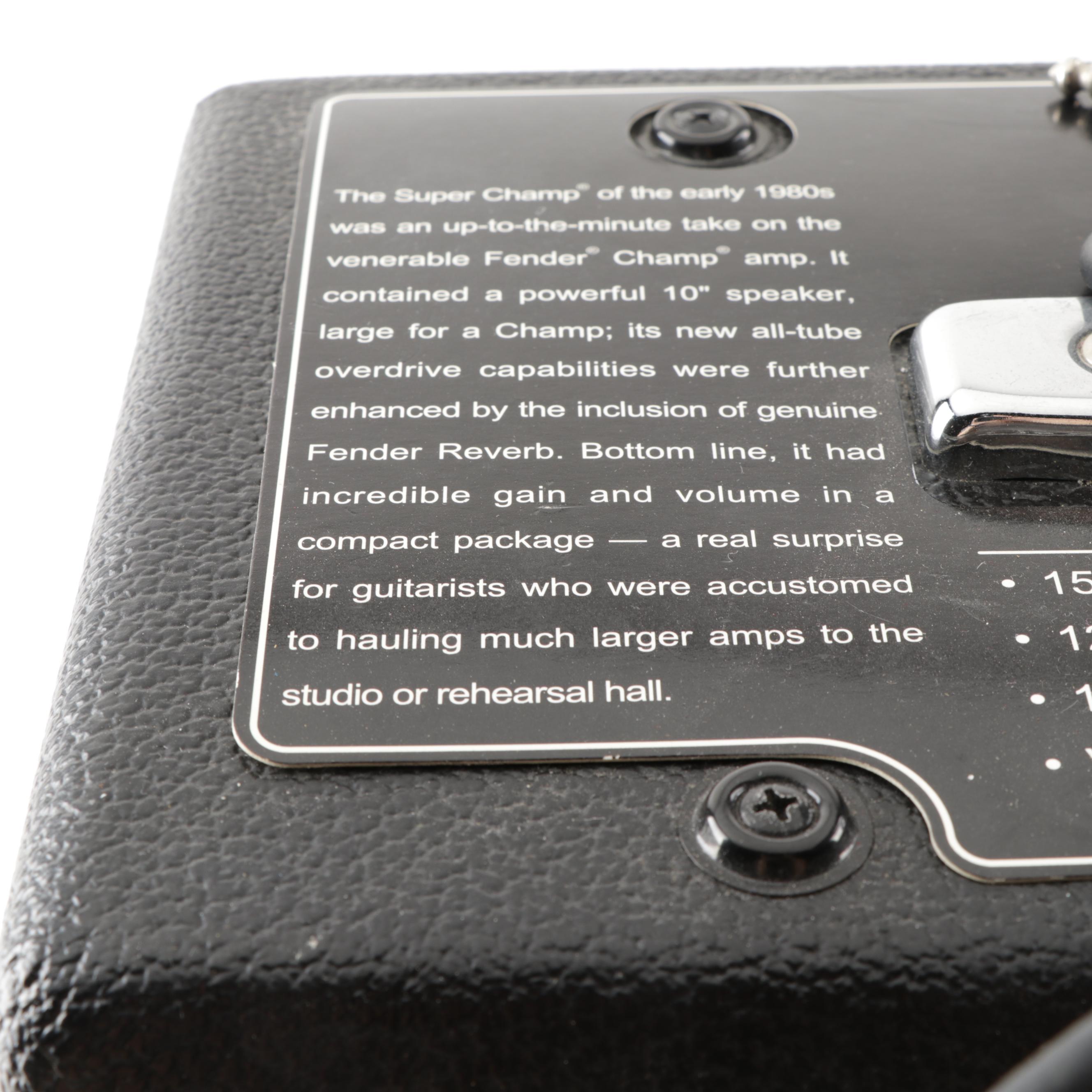 Fender Super Champ XD Amplifier