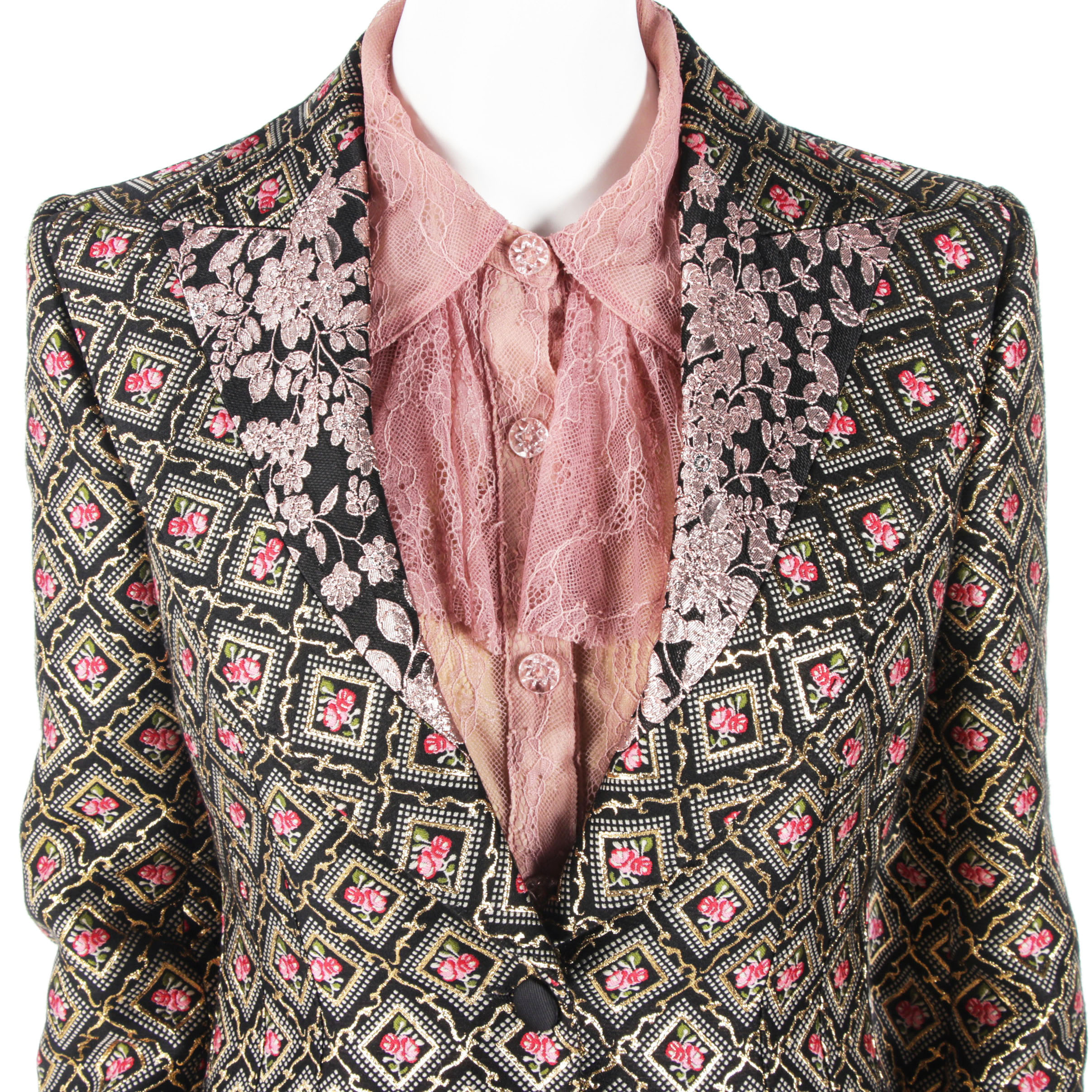 Dolce & Gabbana Brocade Pantsuit Worn at the 70th  Primetime Emmy Awards