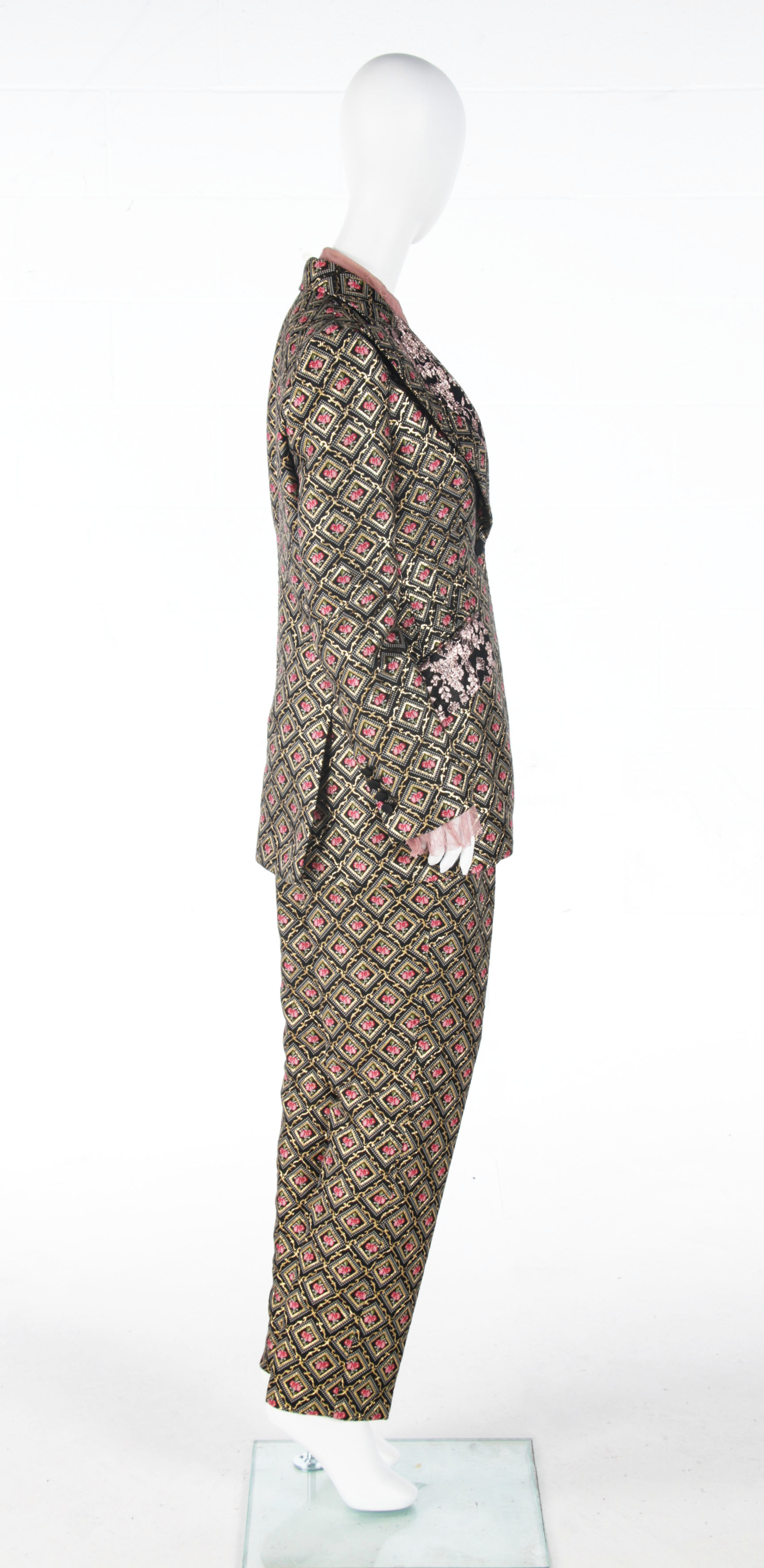 Dolce & Gabbana Brocade Pantsuit Worn at the 70th  Primetime Emmy Awards