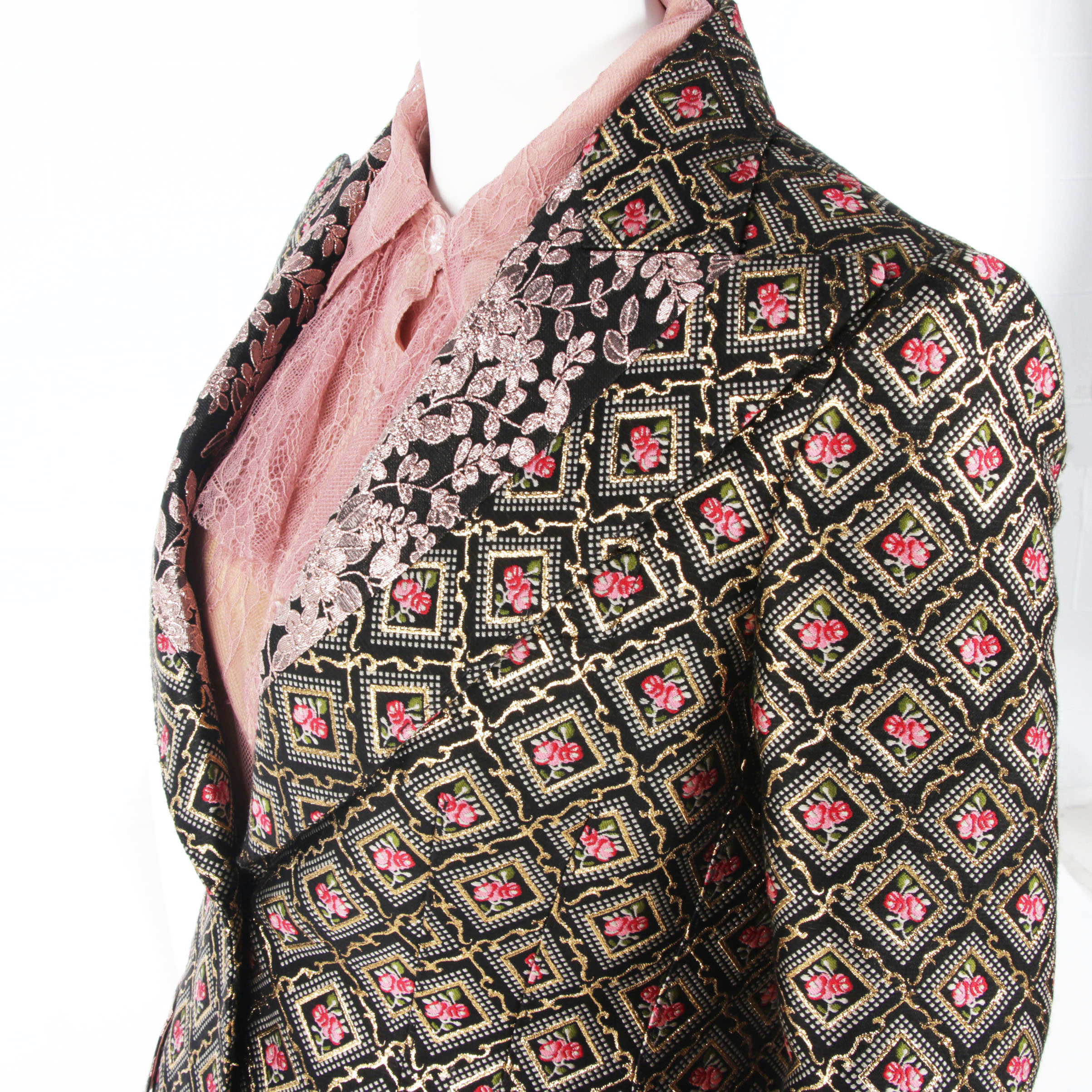 Dolce & Gabbana Brocade Pantsuit Worn at the 70th  Primetime Emmy Awards