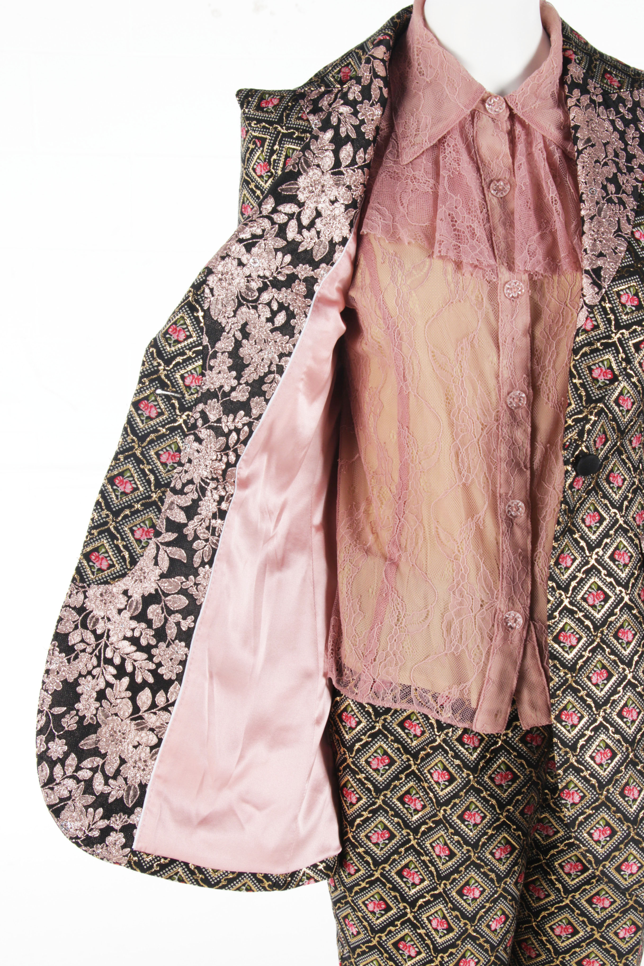 Dolce & Gabbana Brocade Pantsuit Worn at the 70th  Primetime Emmy Awards