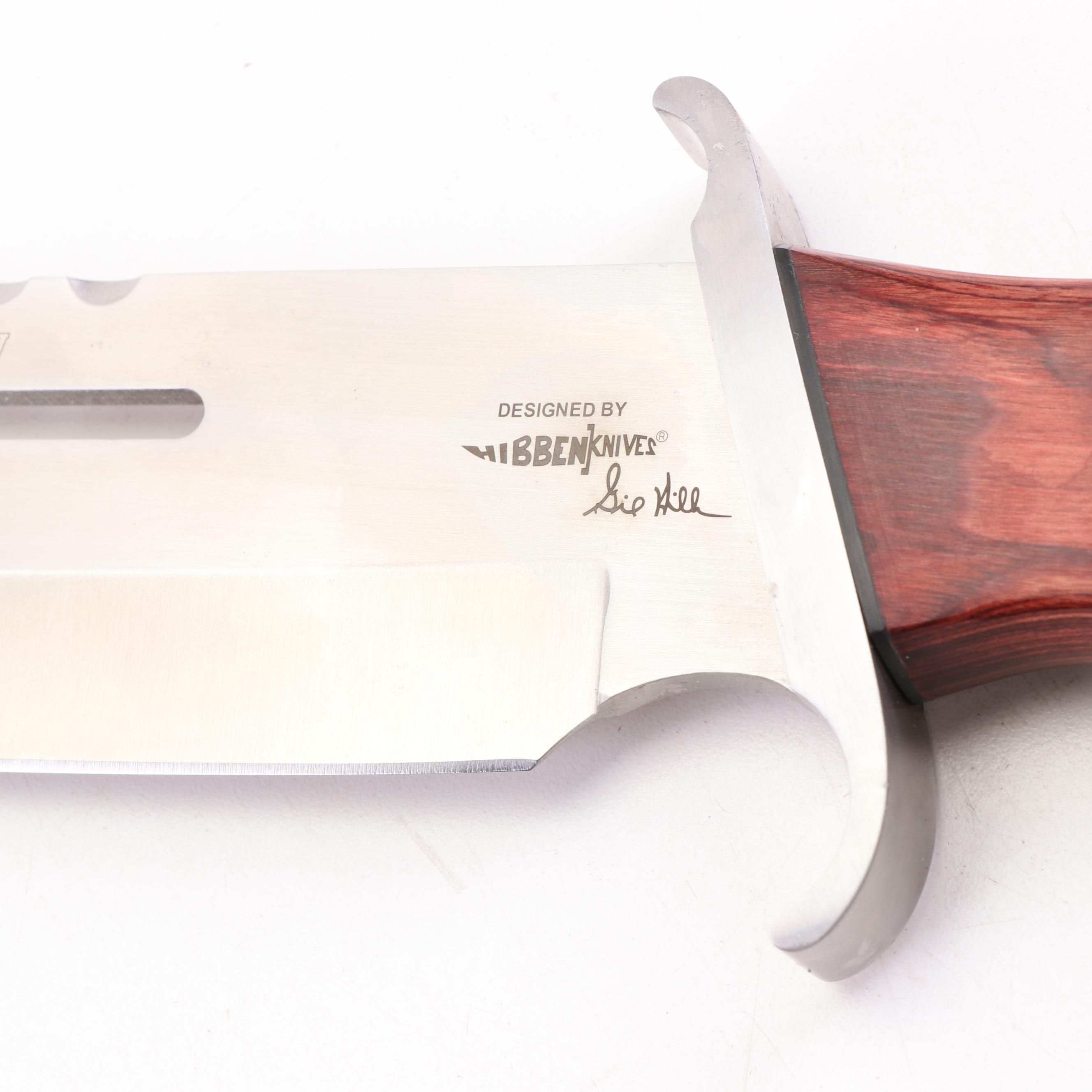 Hibben IV Combat Machete with Hardwood Handle
