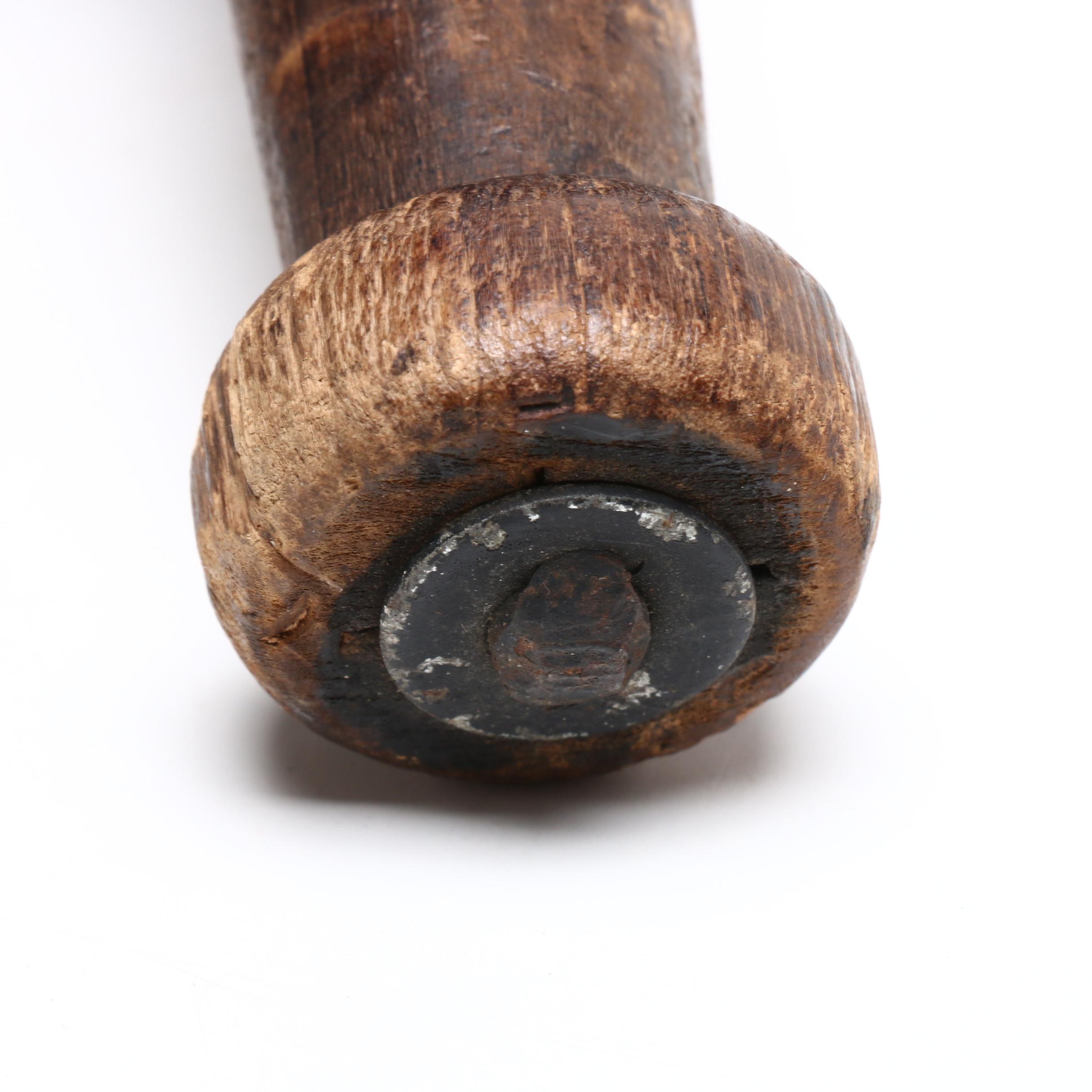 Medieval Style Iron Flail and "Ball and Chain" Restraint, Vintage