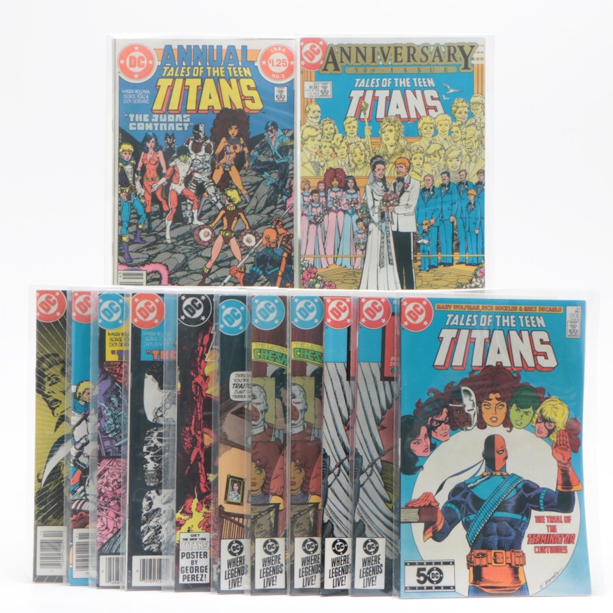 DC Comics "Teen Titans" Comic Books Including "The Judas Contract"