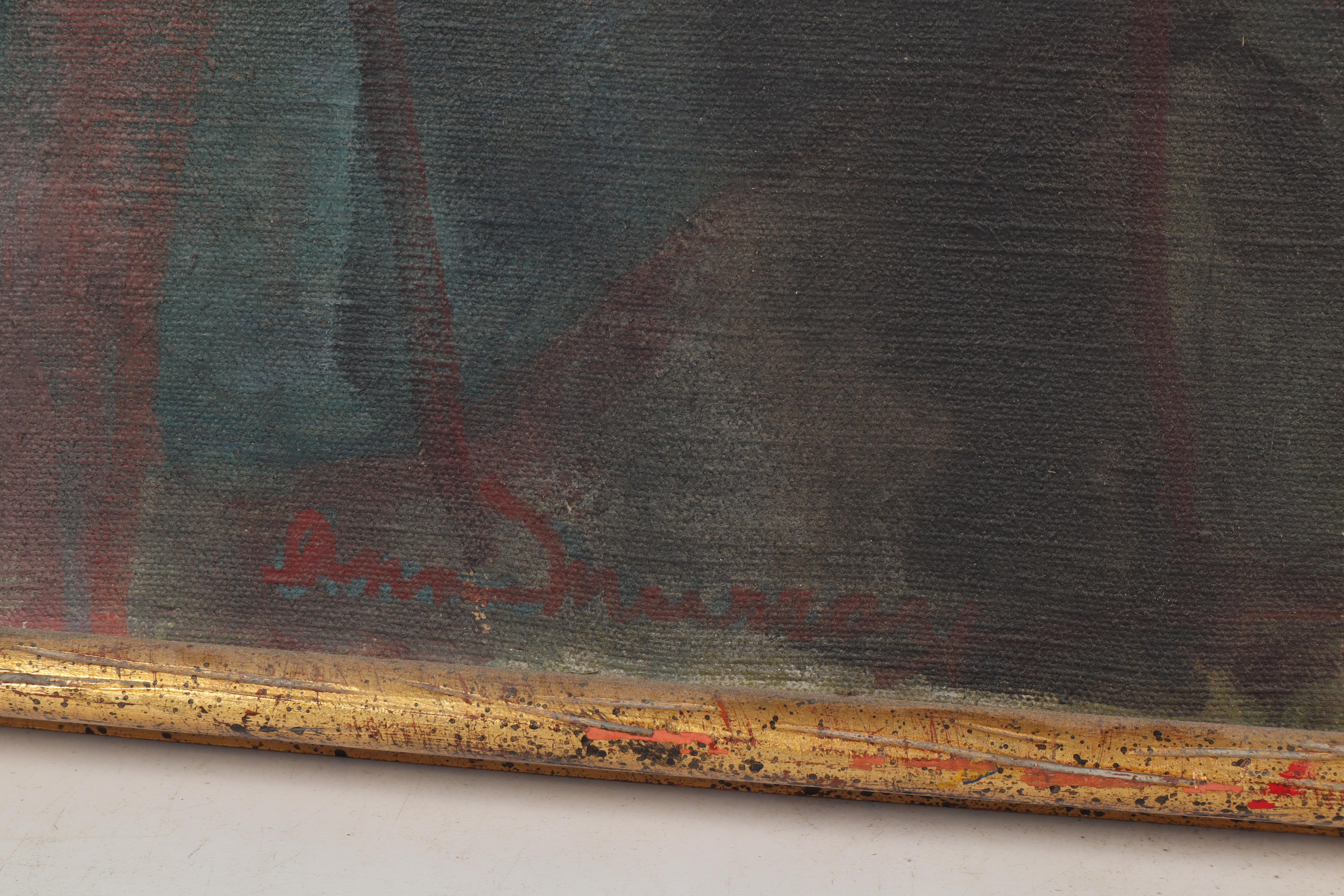 Ann Murray Oil Painting of Two Figures