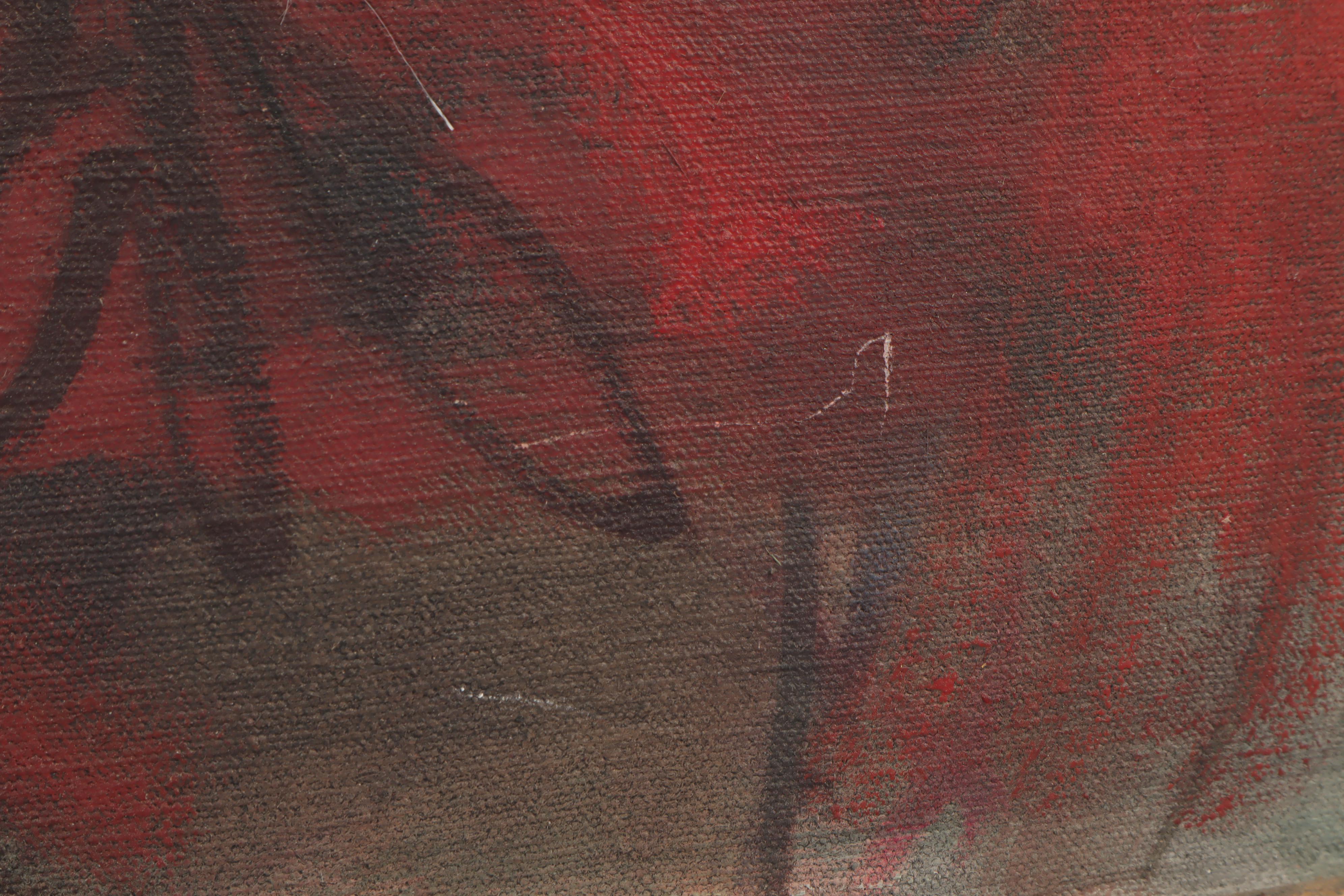 Ann Murray Oil Painting of Two Figures