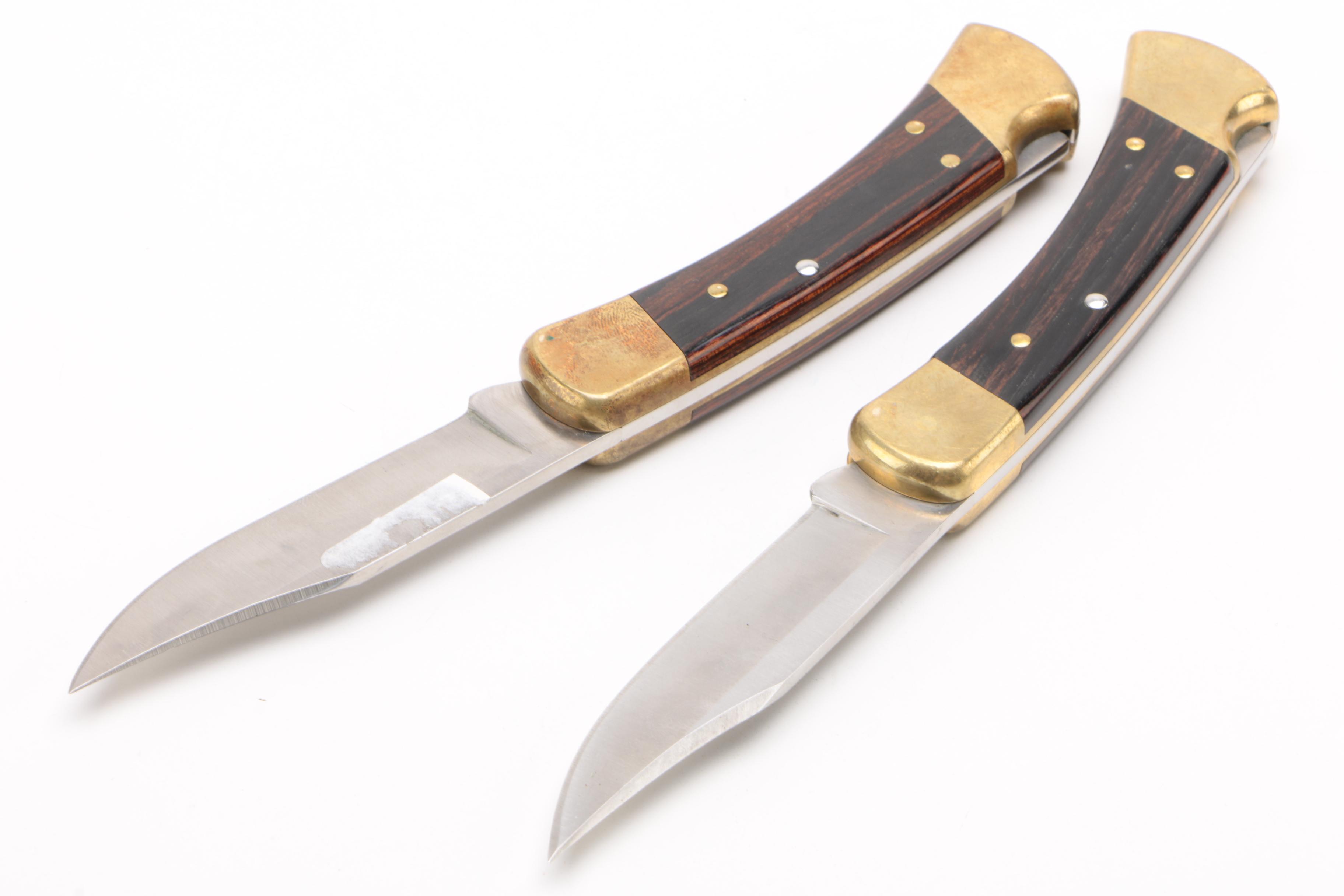 Buck 110 "Hunter" Folding Knives, Contemporary