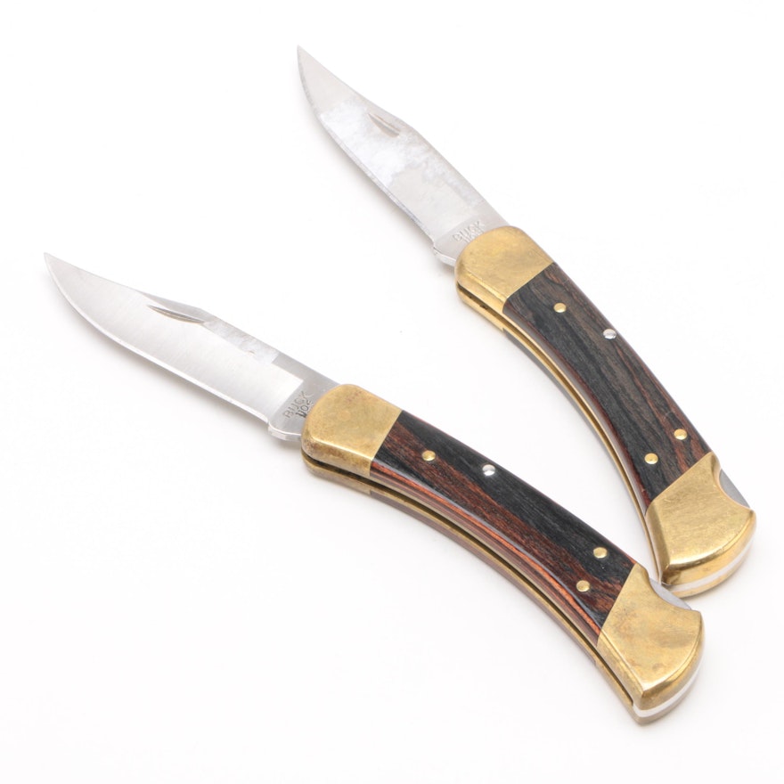 Buck 110 "Hunter" Folding Knives, Contemporary