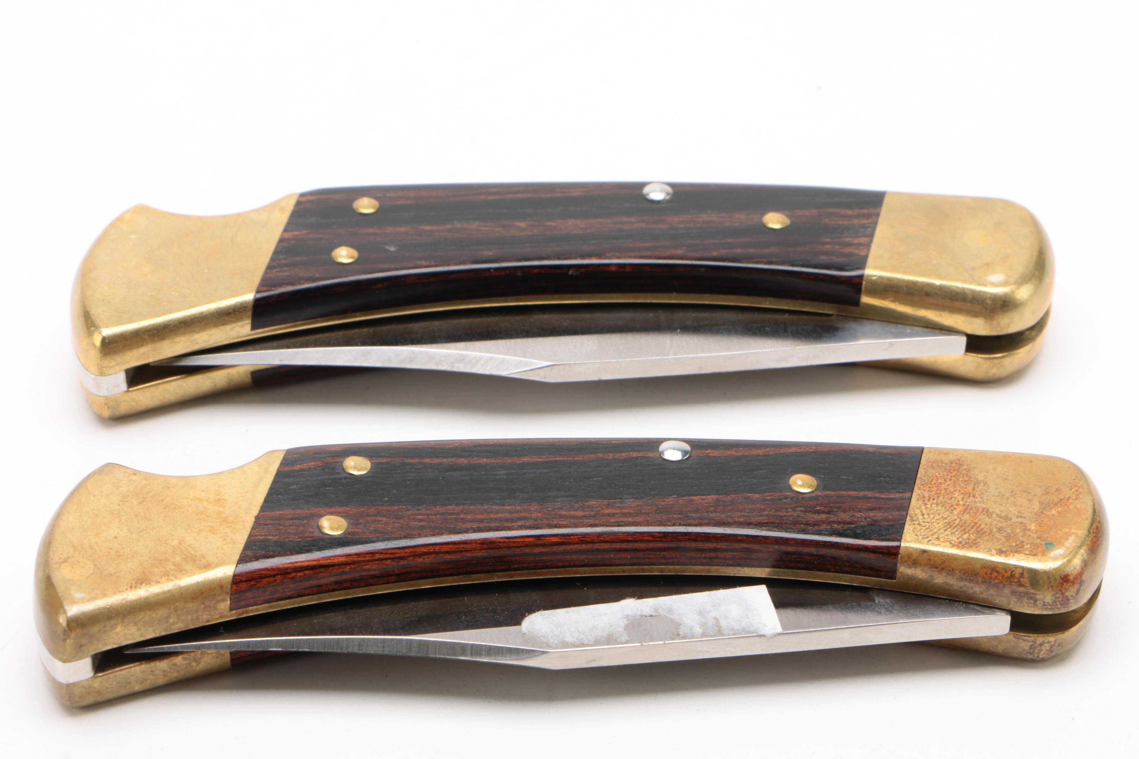 Buck 110 "Hunter" Folding Knives, Contemporary