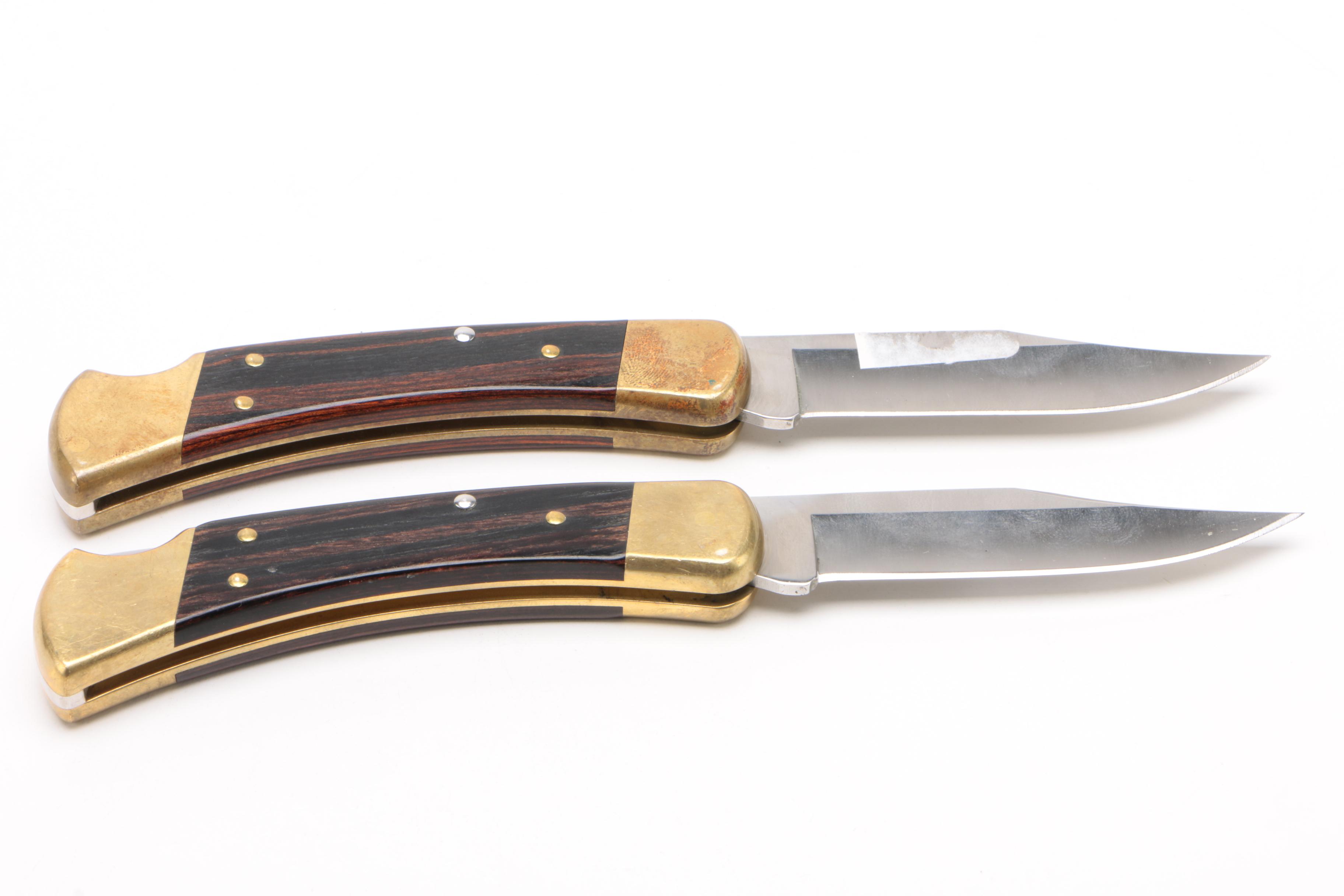 Buck 110 "Hunter" Folding Knives, Contemporary