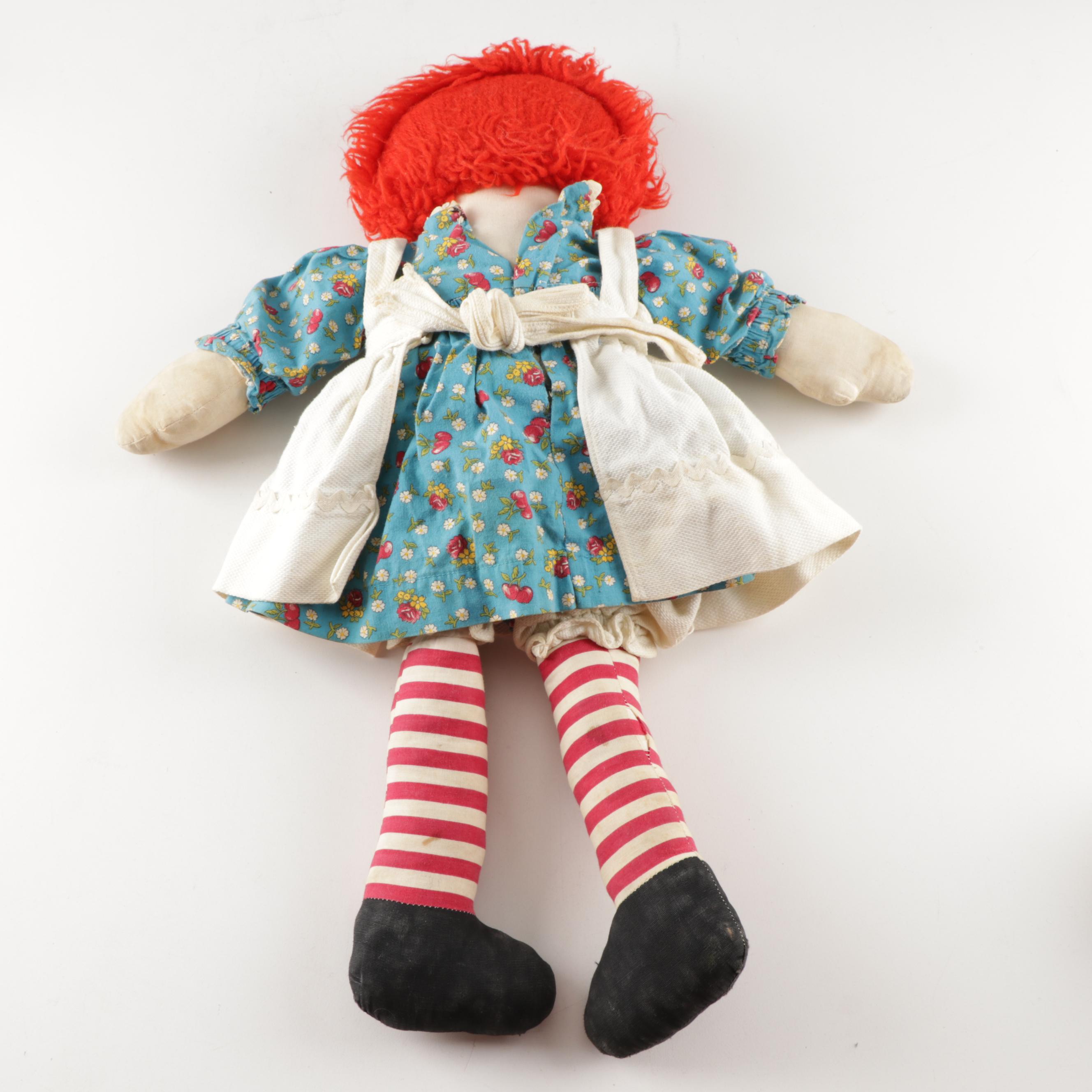 Vintage Raggedy Ann and Andy Dolls with a YoYo Doll