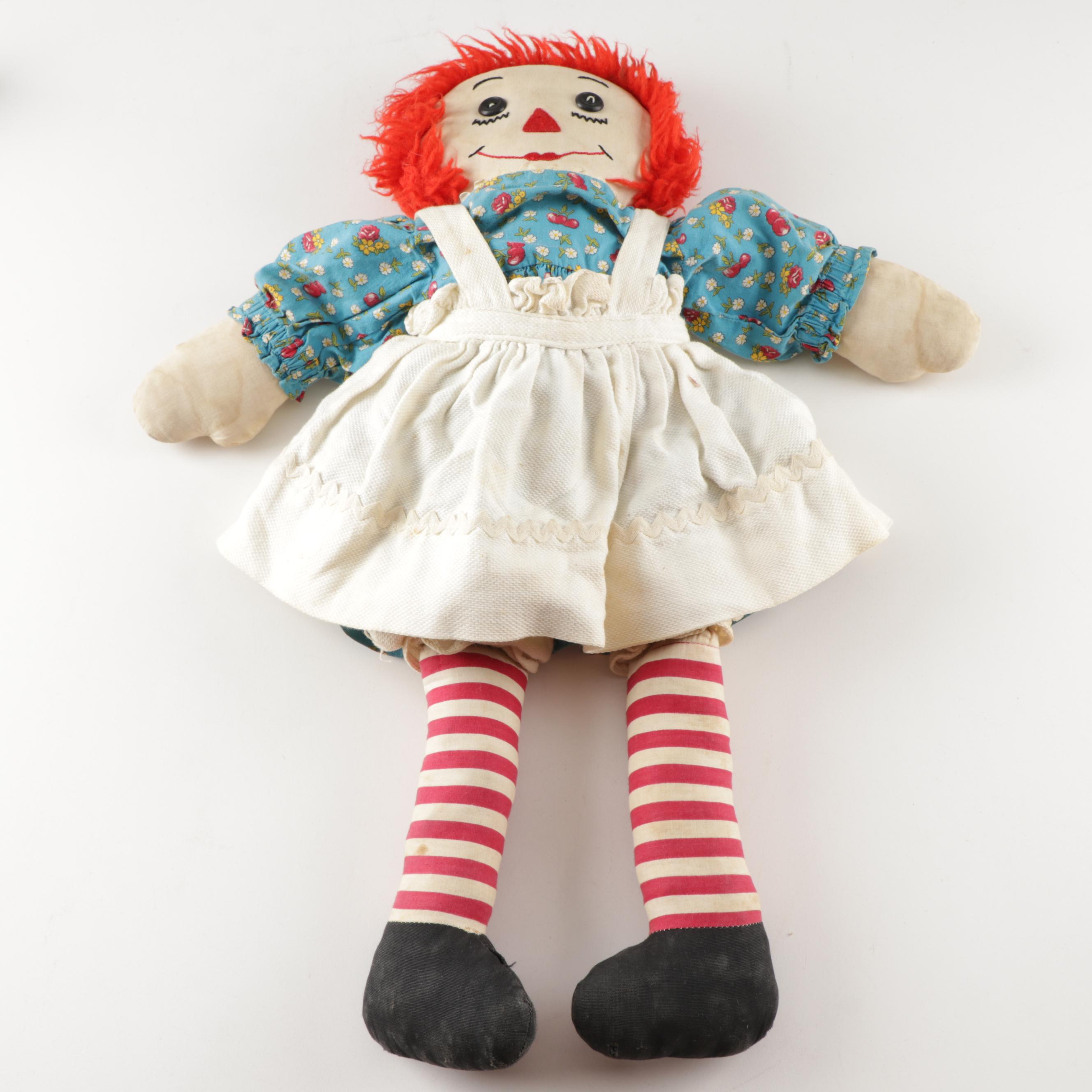 Vintage Raggedy Ann and Andy Dolls with a YoYo Doll