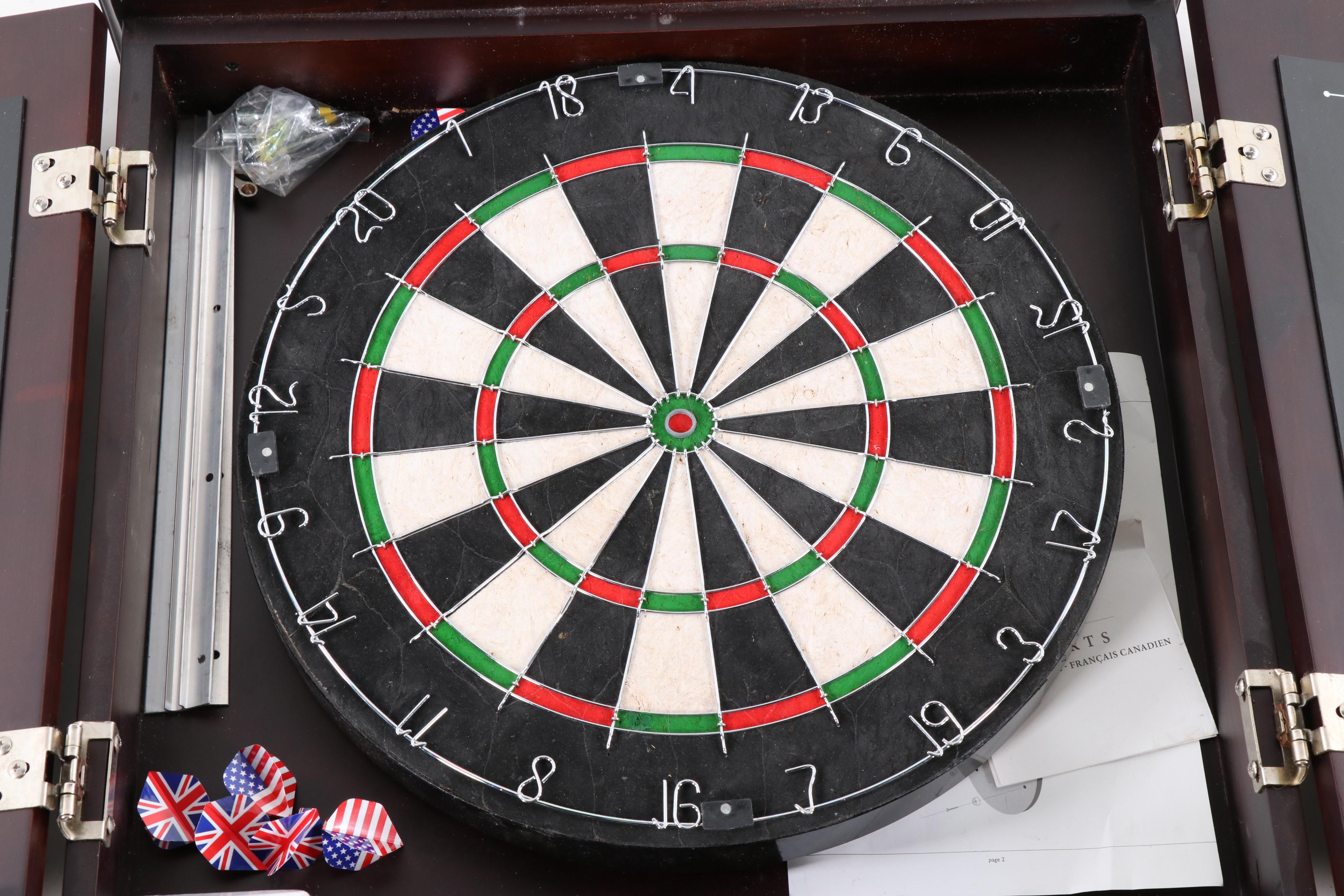 Restoration Hardware Dart Board Cabinet