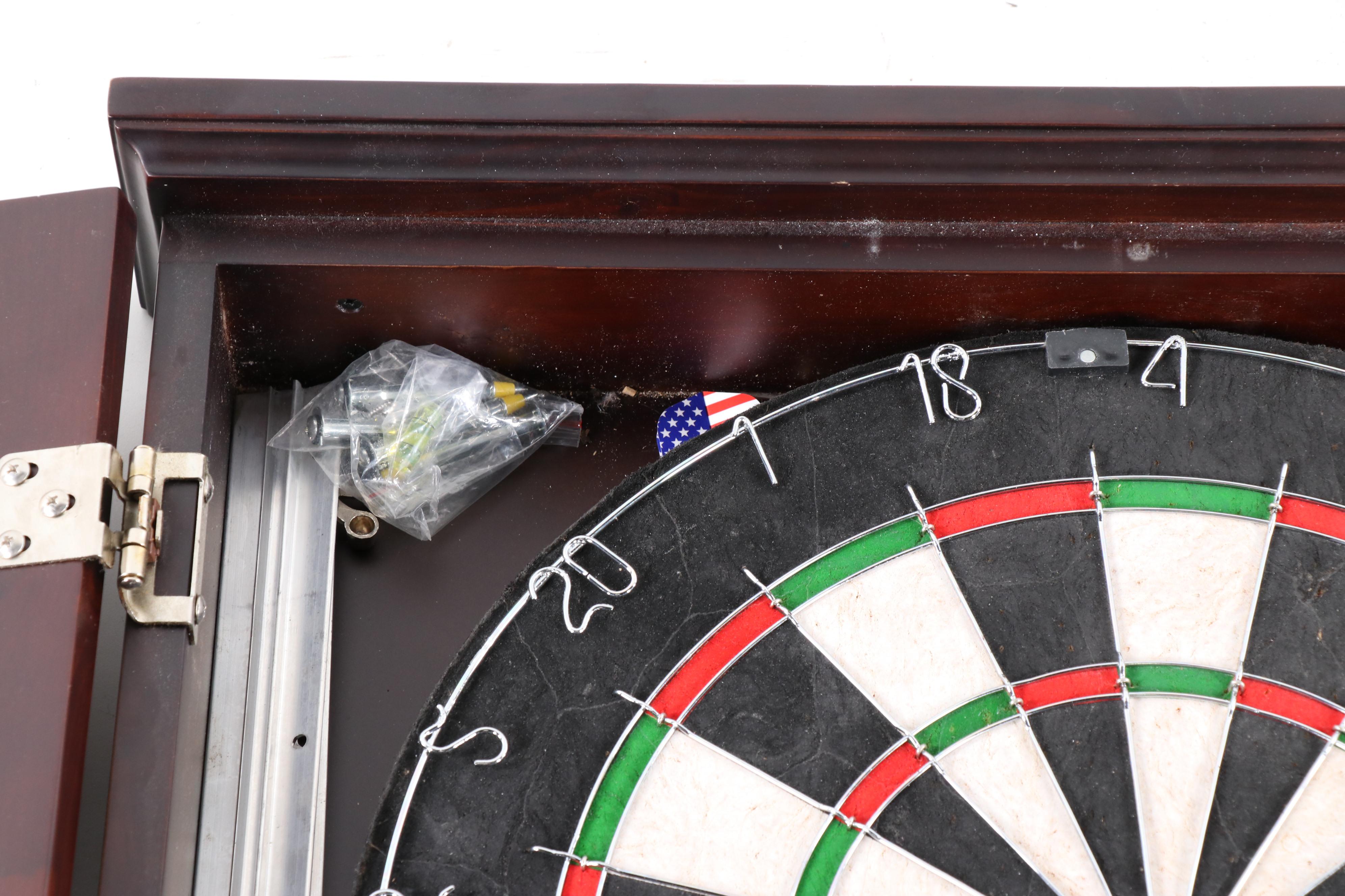 Restoration Hardware Dart Board Cabinet