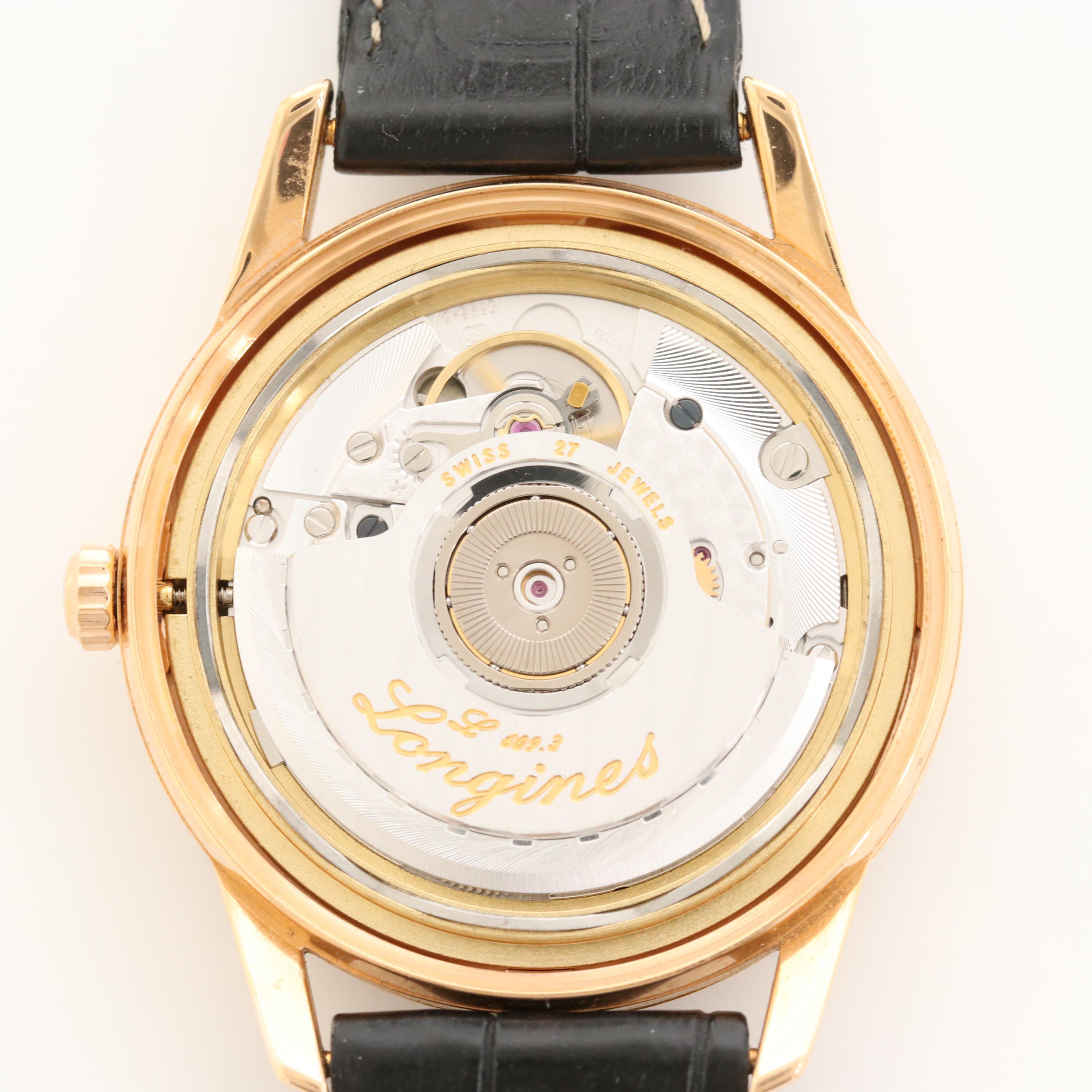 Longines Flagship 18K Rose Gold Watch