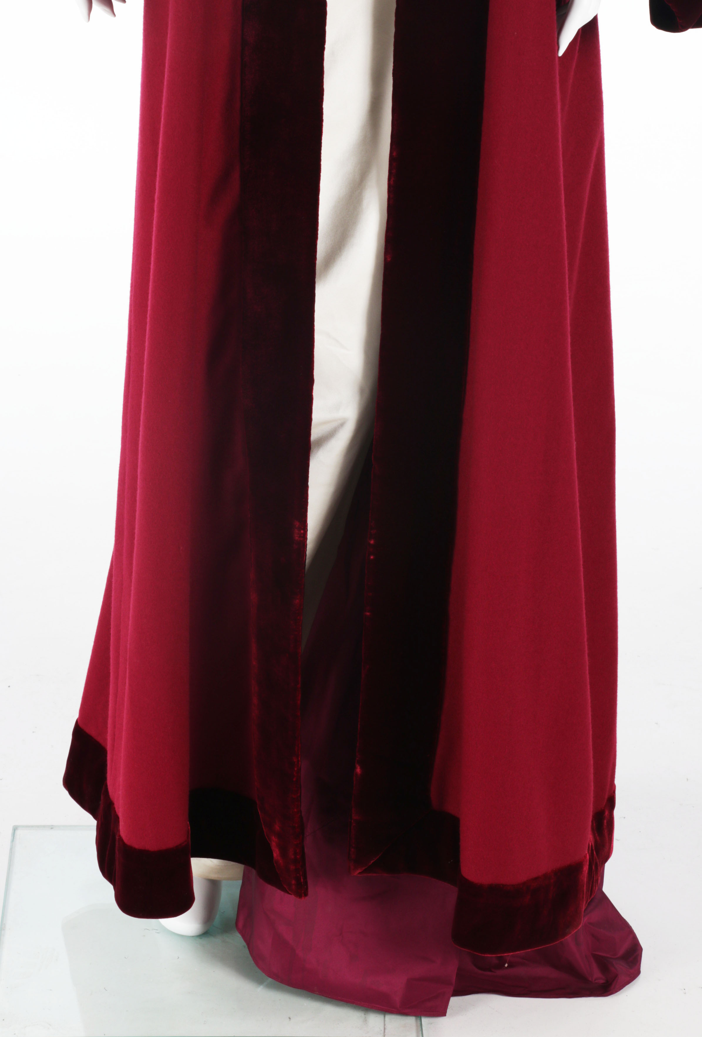 Custom Designed Colleen Atwood Gown and Cape Worn at 1993 Inaugural Ball