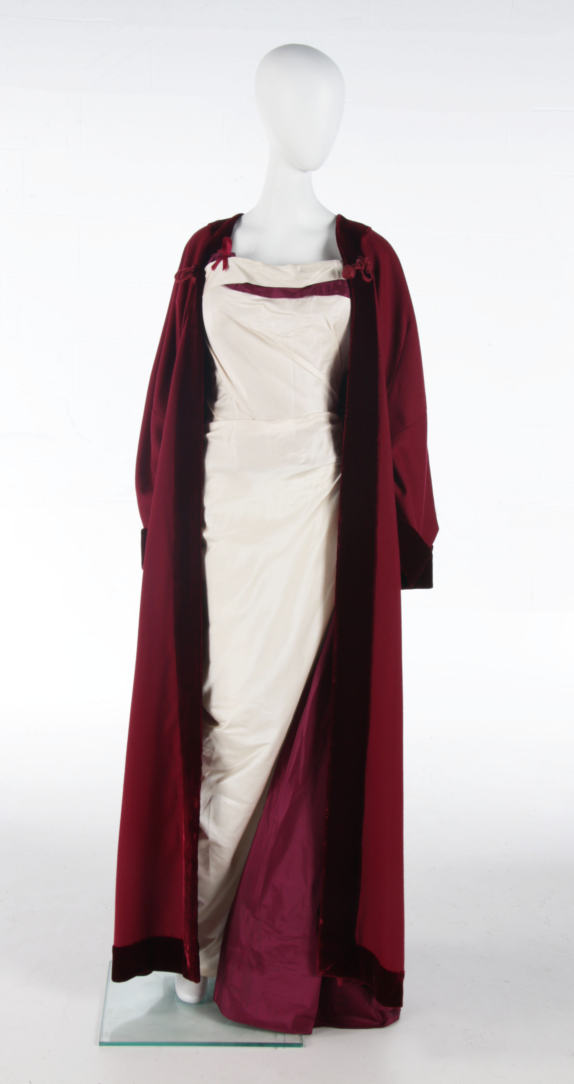 Custom Designed Colleen Atwood Gown and Cape Worn at 1993 Inaugural Ball