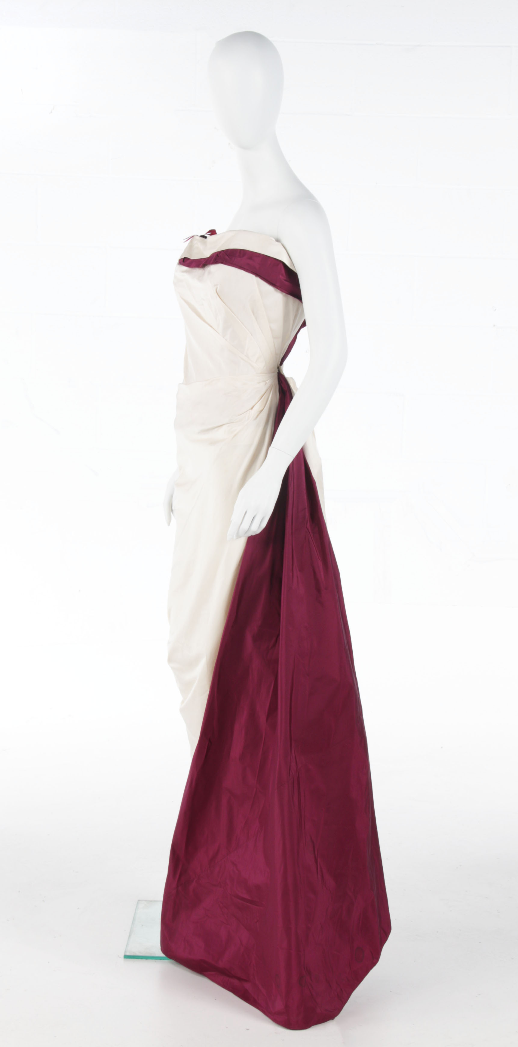 Custom Designed Colleen Atwood Gown and Cape Worn at 1993 Inaugural Ball