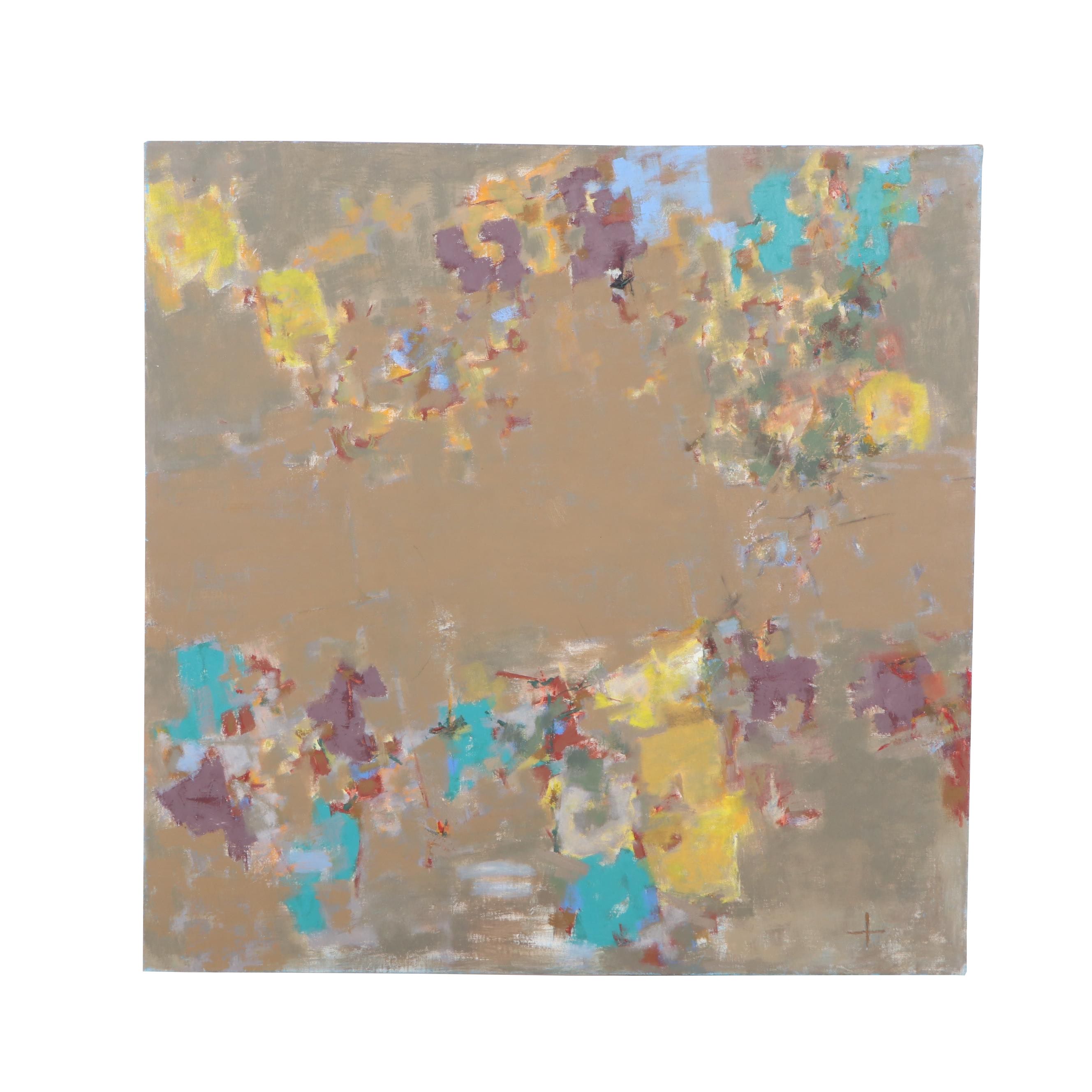 Thomas Hughes Ingle Abstract Oil Painting "5410"