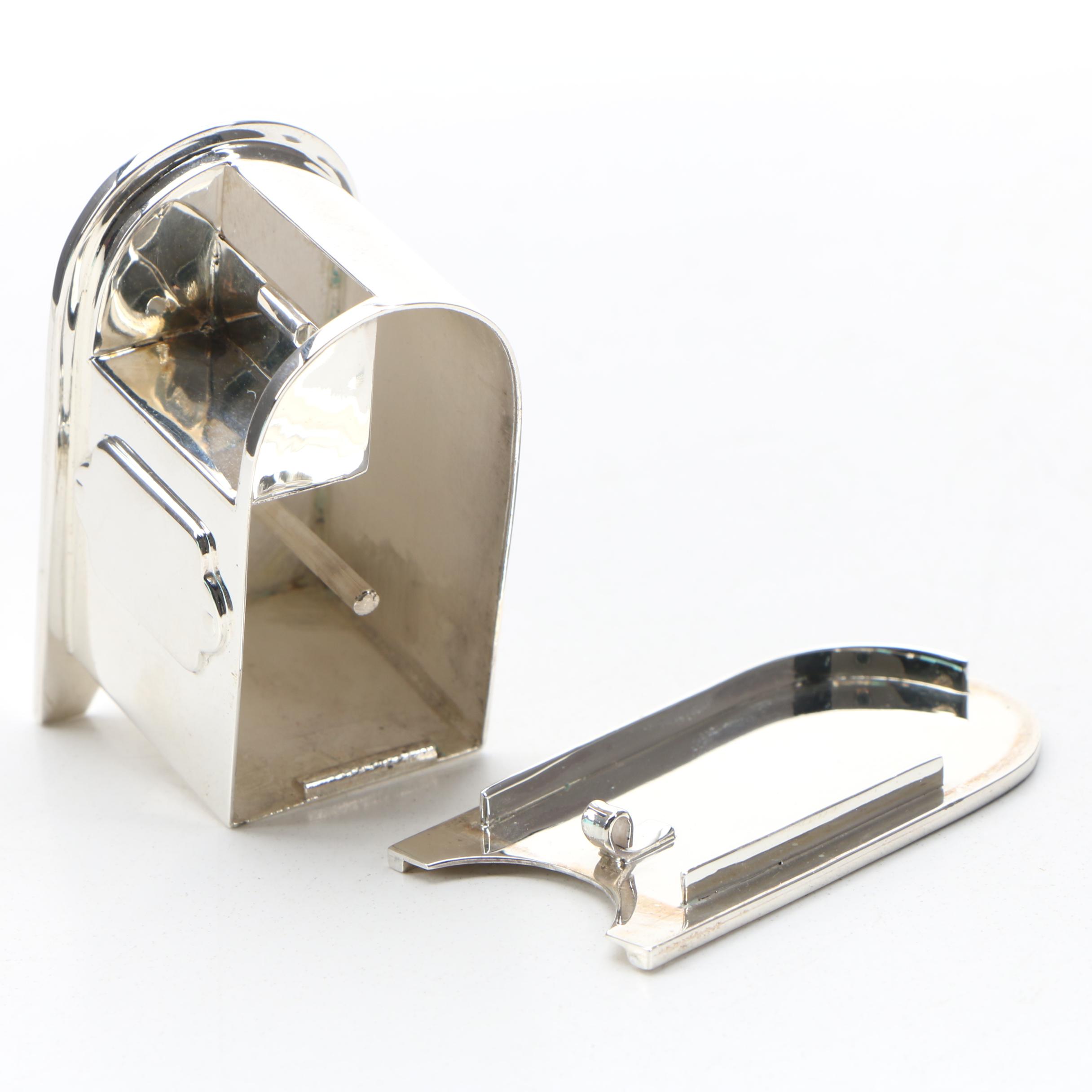 Tiffany & Co. Sterling Silver Mailbox Stamp Dispenser