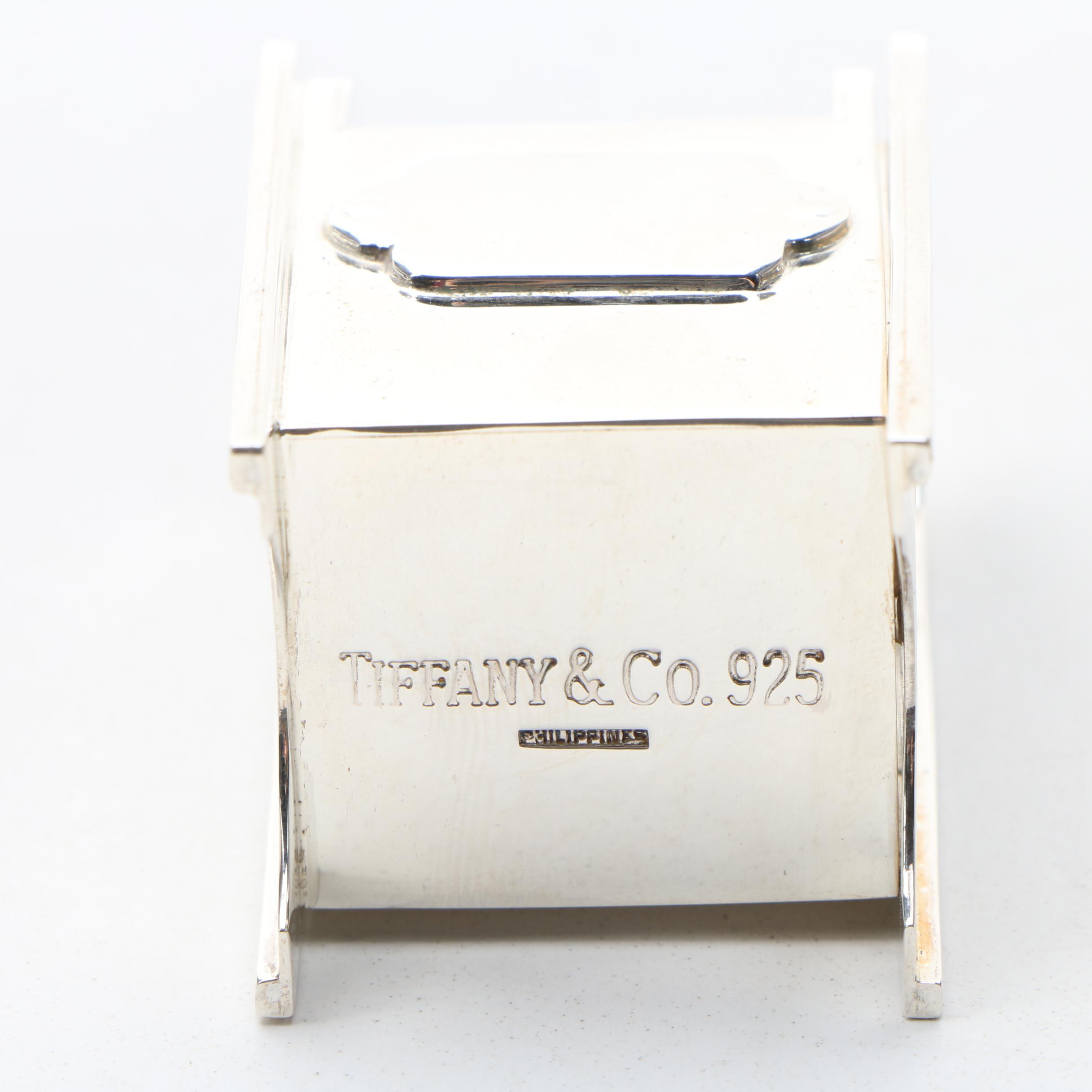 Tiffany & Co. Sterling Silver Mailbox Stamp Dispenser