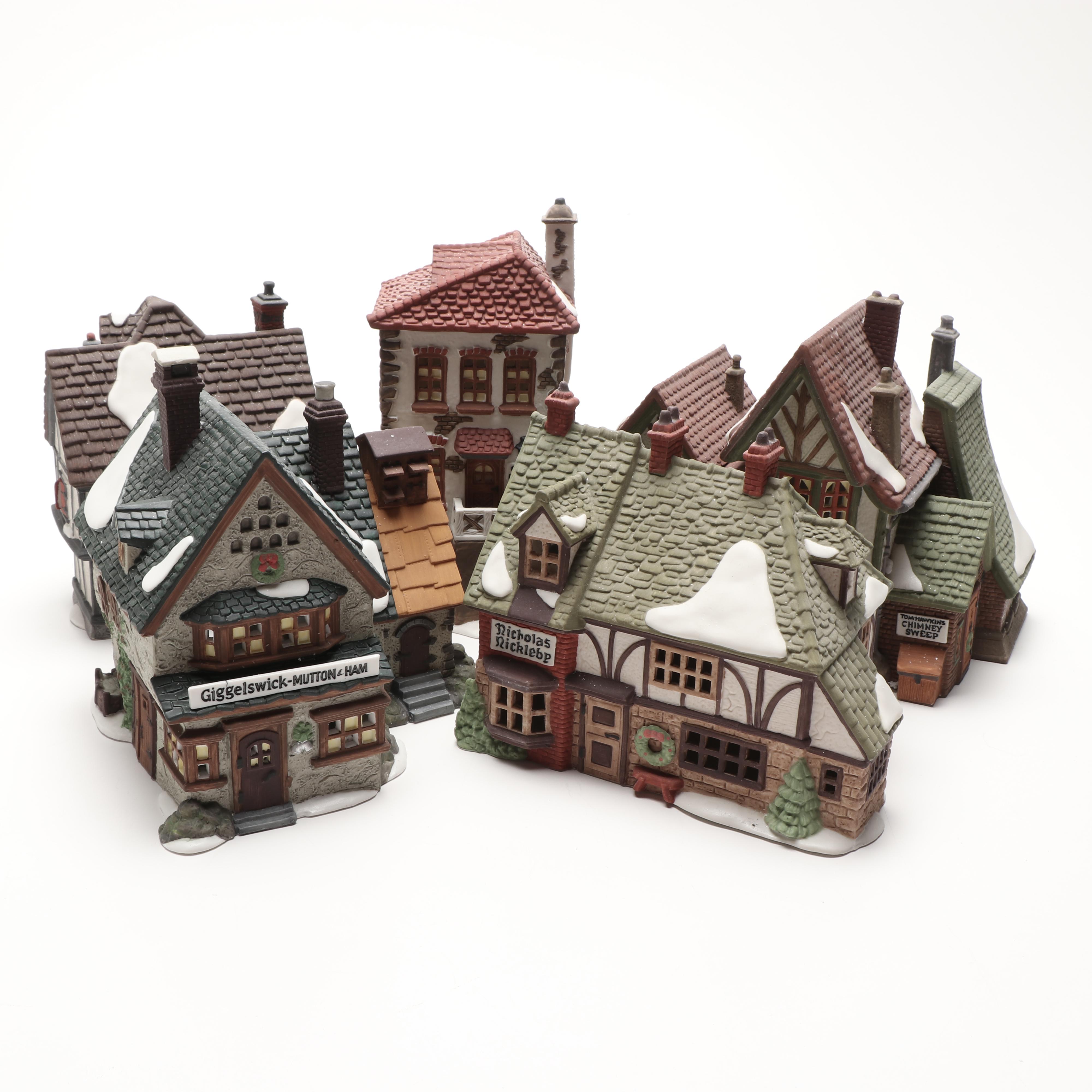 Department 56 Heritage Village Collection "Dickens' Village" Porcelain Houses