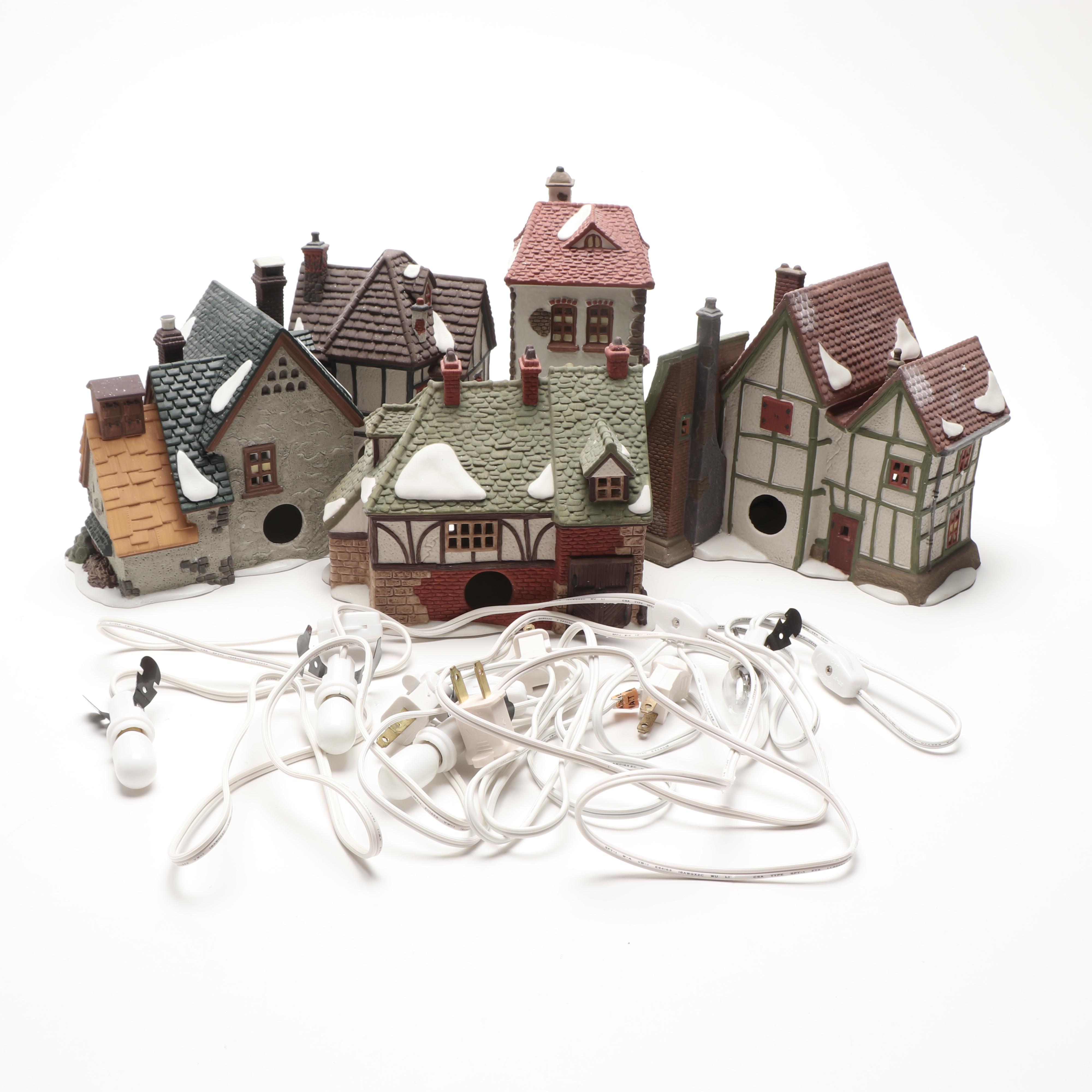 Department 56 Heritage Village Collection "Dickens' Village" Porcelain Houses
