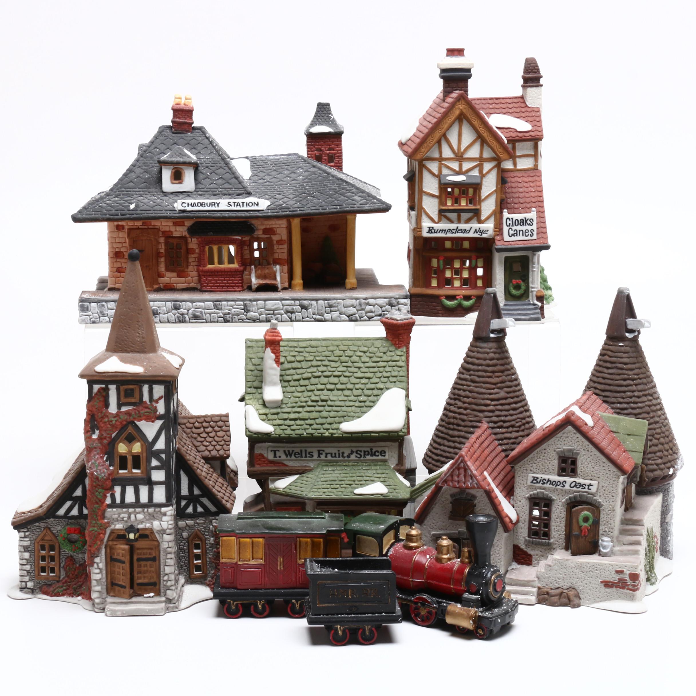 Department 56 Heritage Village Collection "Dickens' Village" Porcelain Houses