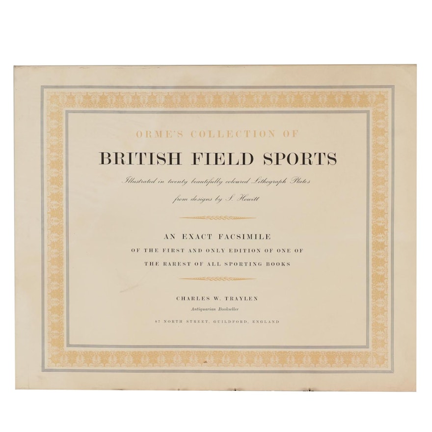 Orme's Collection of British Field Sports Illustrated by Samuel Howitt