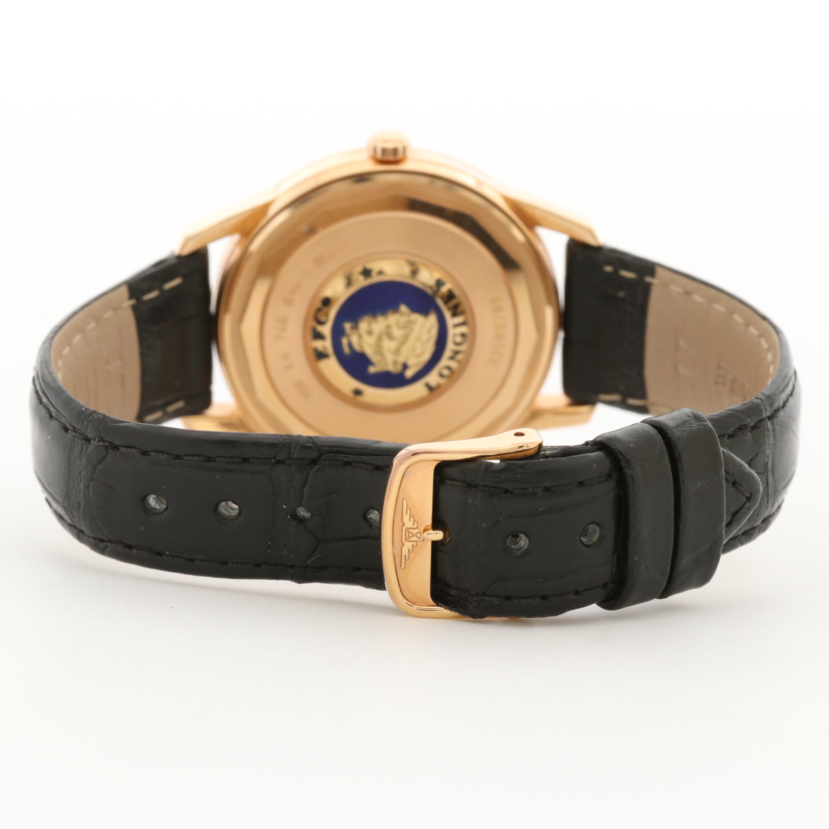 Longines Flagship 18K Rose Gold Watch